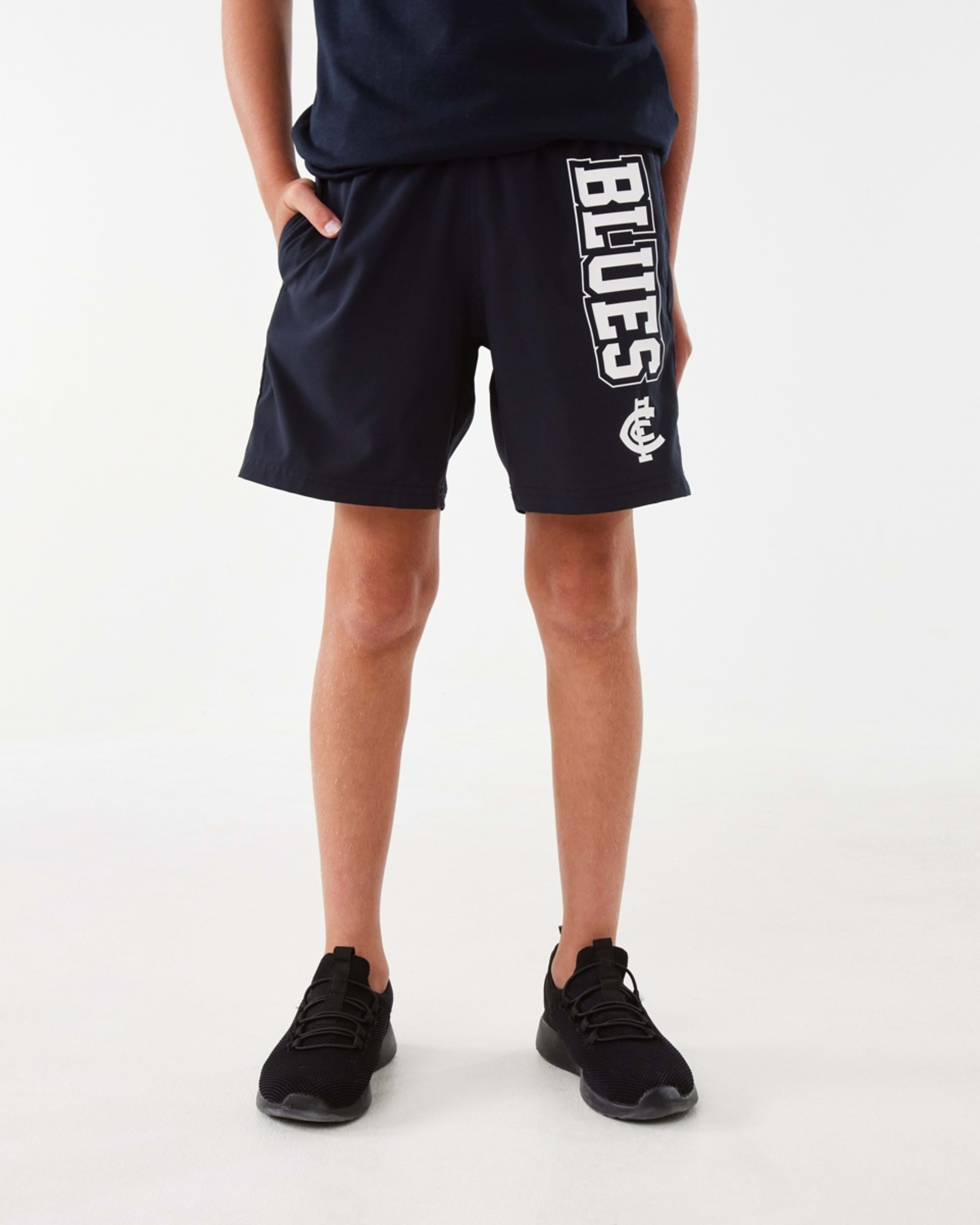 1 Official AFL Kids Shorts Carlton