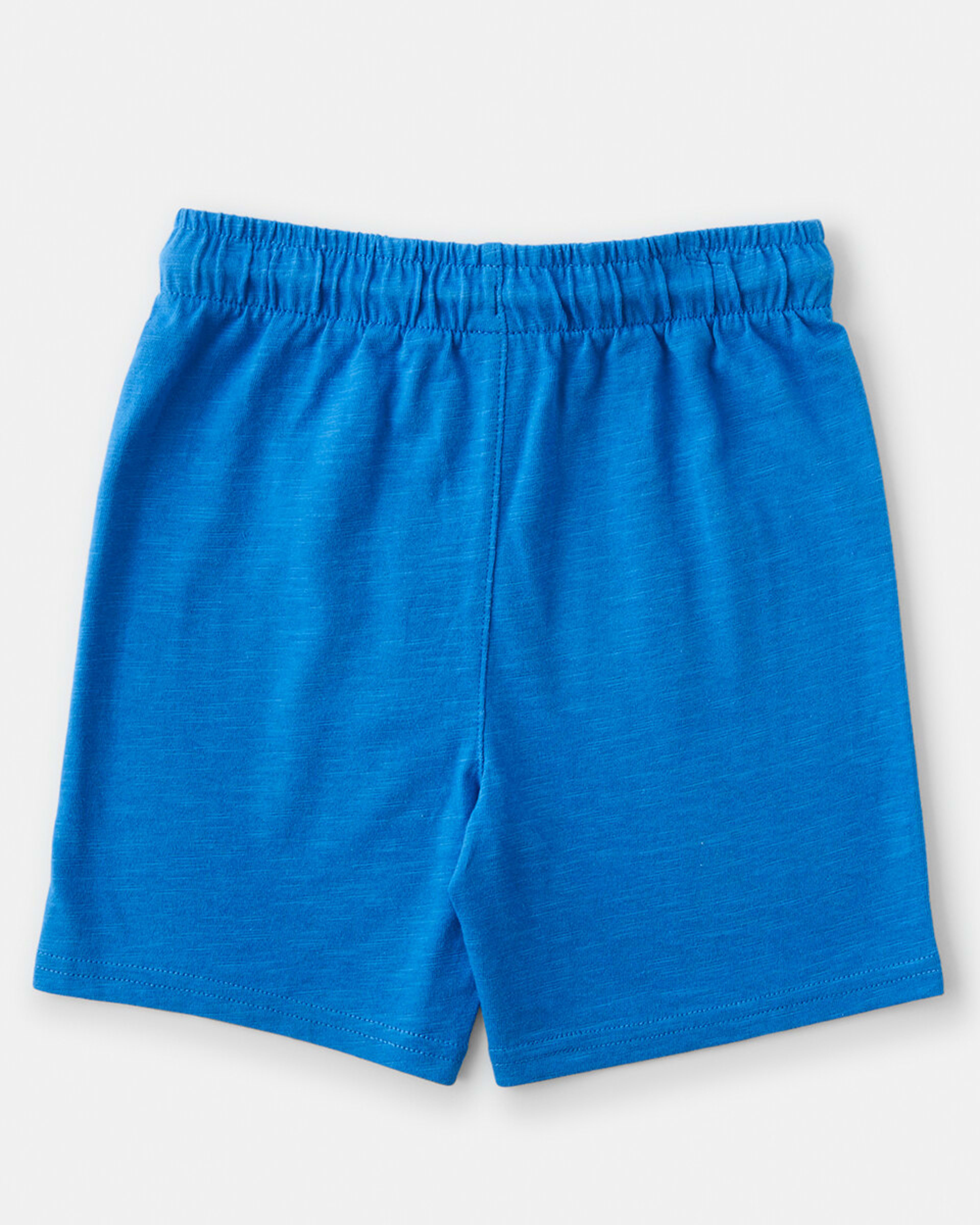8 Cotton Knit Shorts Fren Blue, 8 of 8