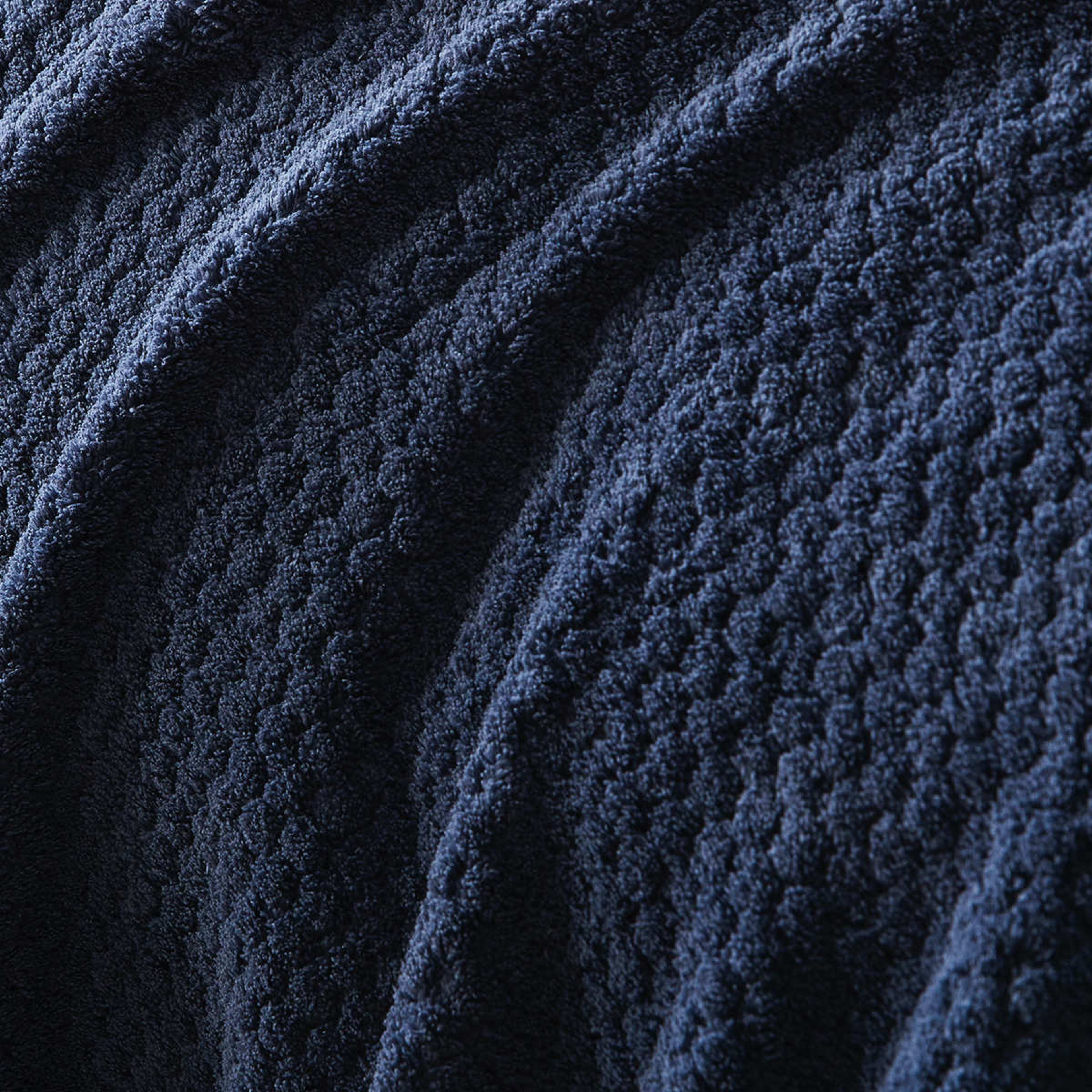 Coral Jacquard Blanket Double/Queen Bed, Blue Kmart NZ