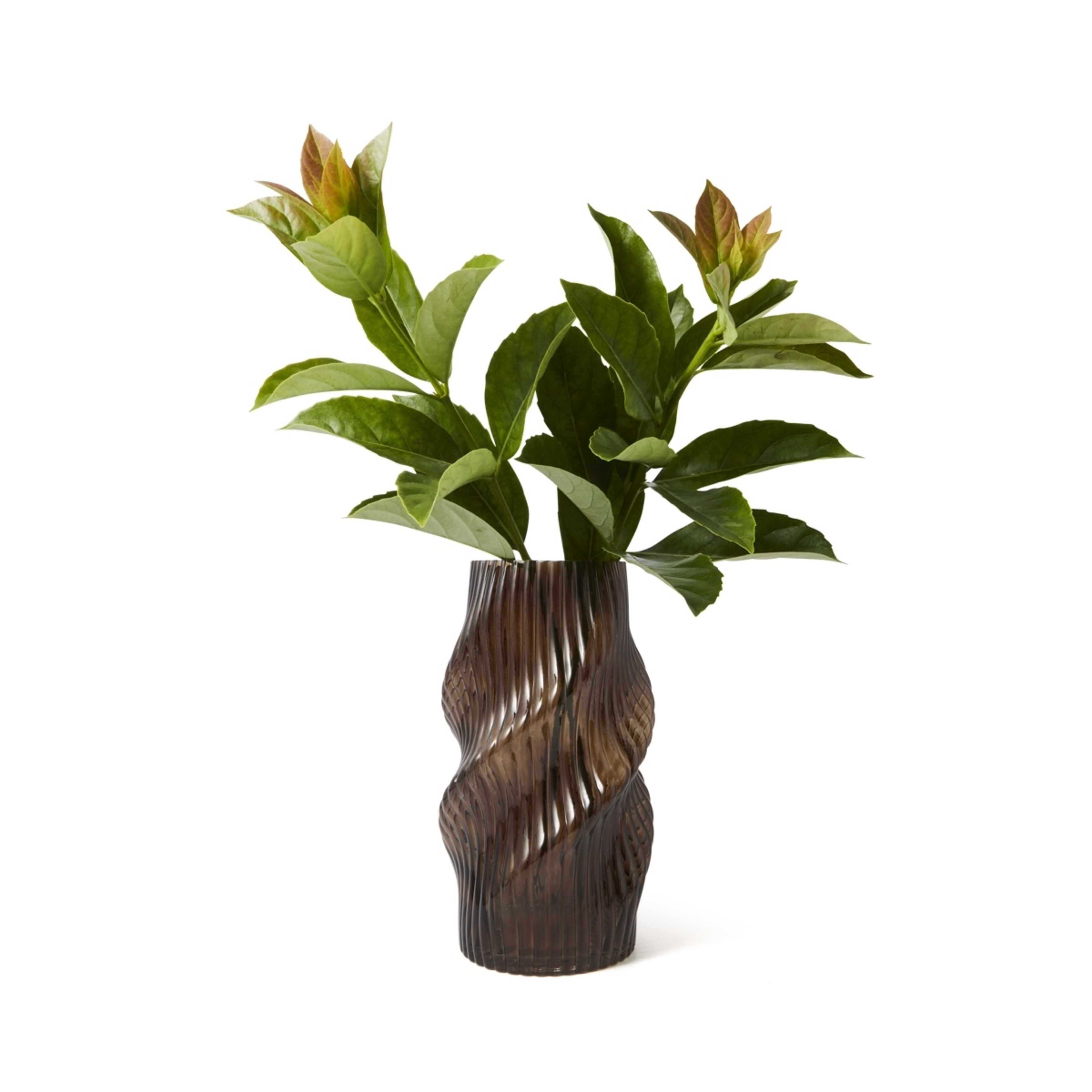 1 Linear Twist Glass Vase, 1 of 6