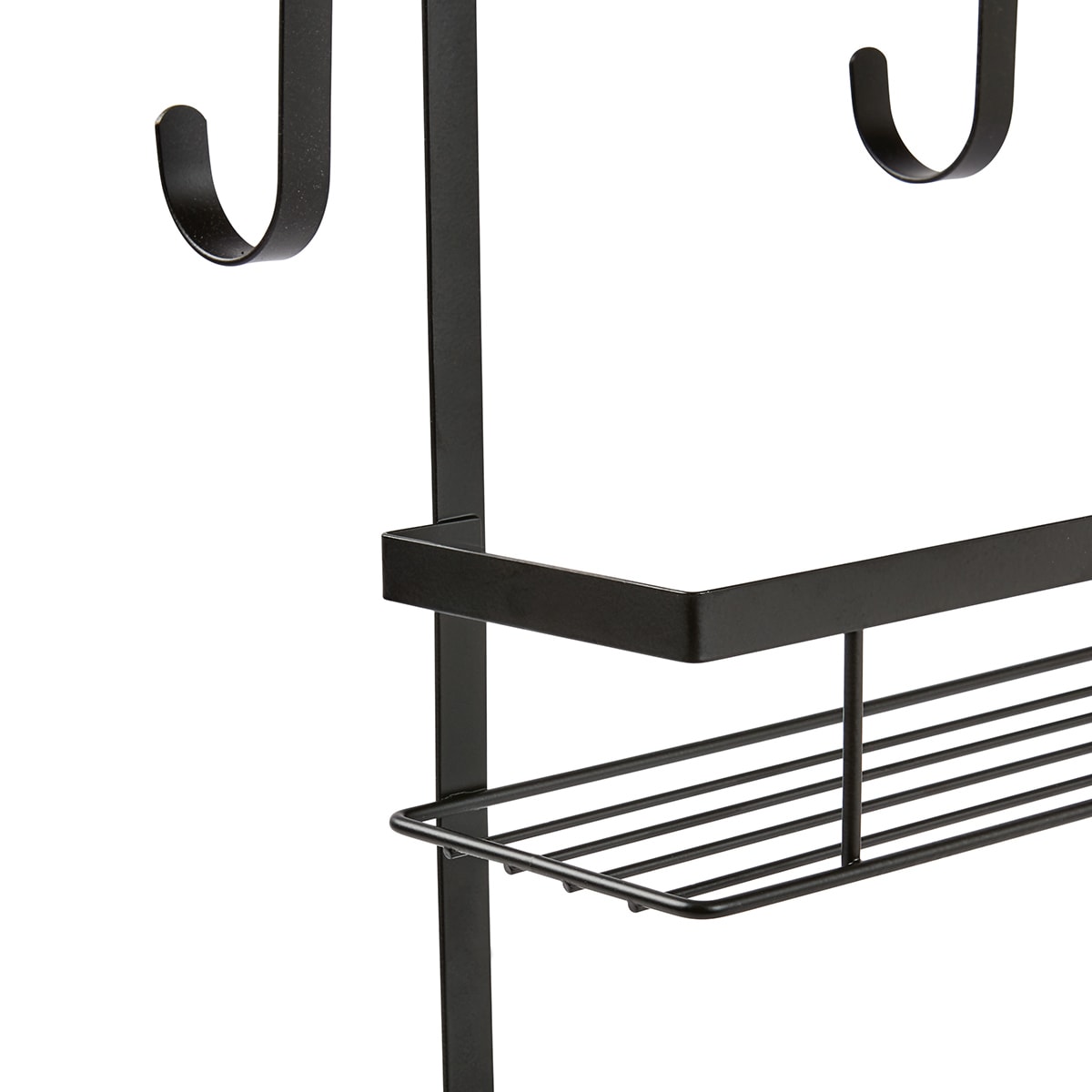 2 Tier Over Door Shower Caddy Black Kmart