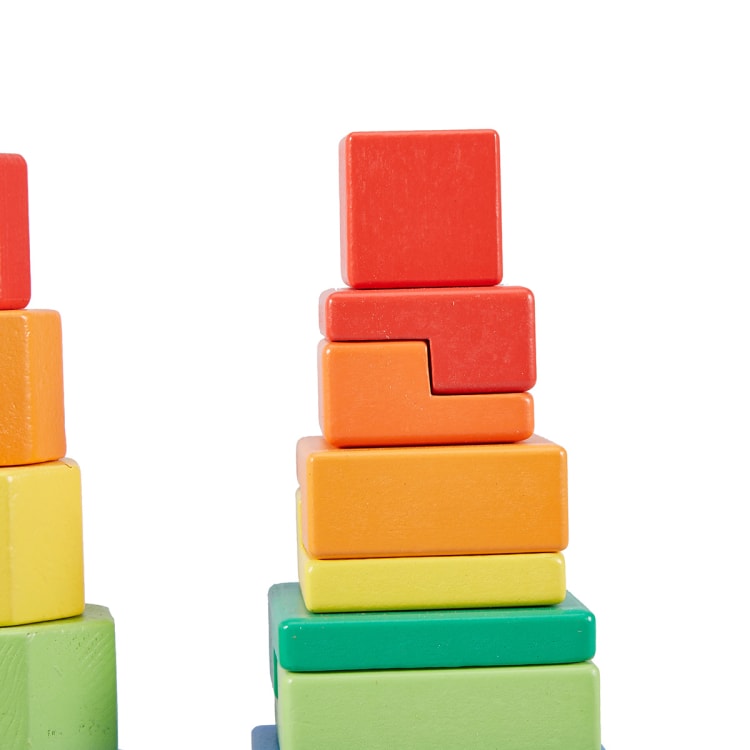 Wooden Stacking Shape Sorter Kmart