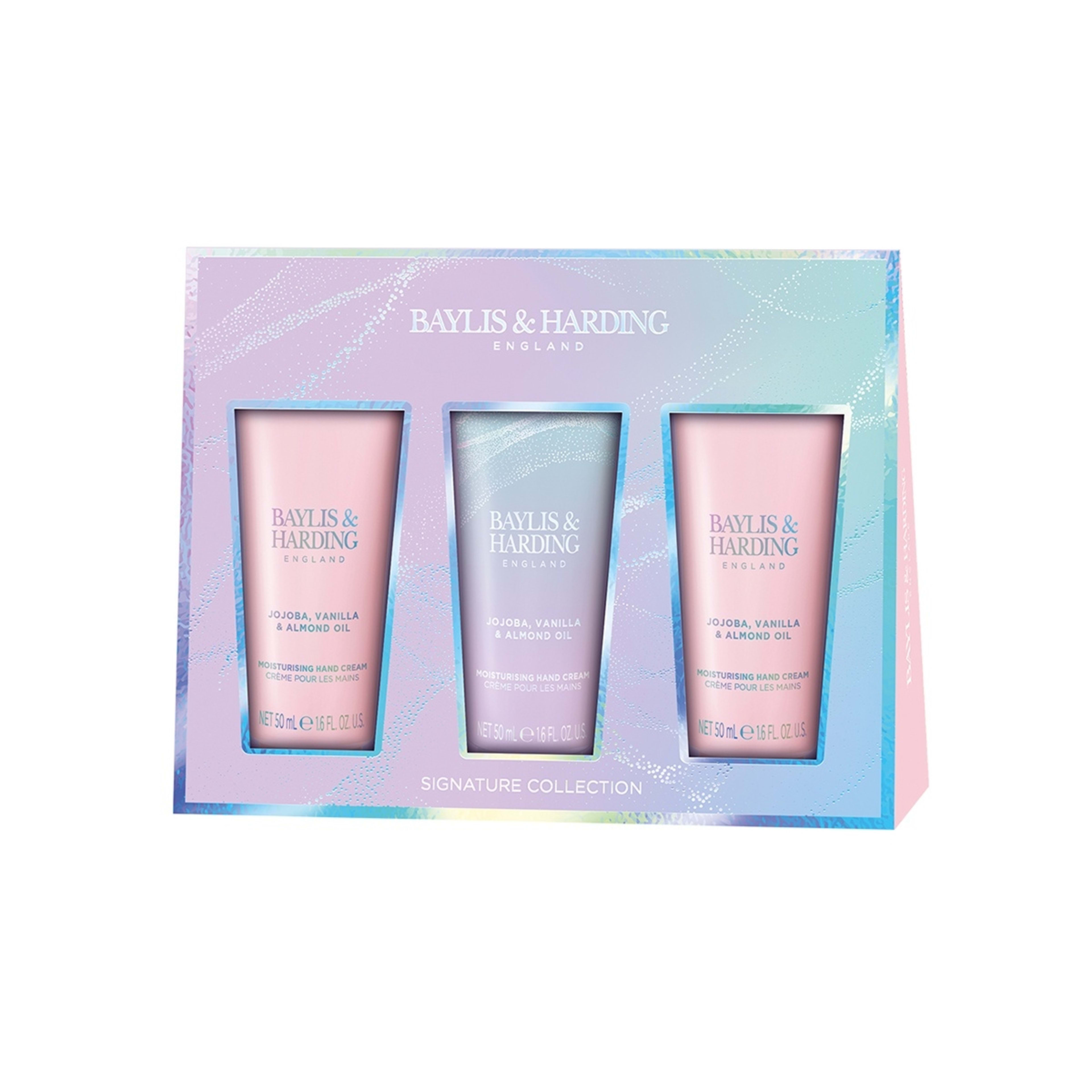 1 Baylis & Harding Luxury Hand Treats Gift Set Signature Collection - Jojoba, Vanilla & Almond Oil, 1 of 3