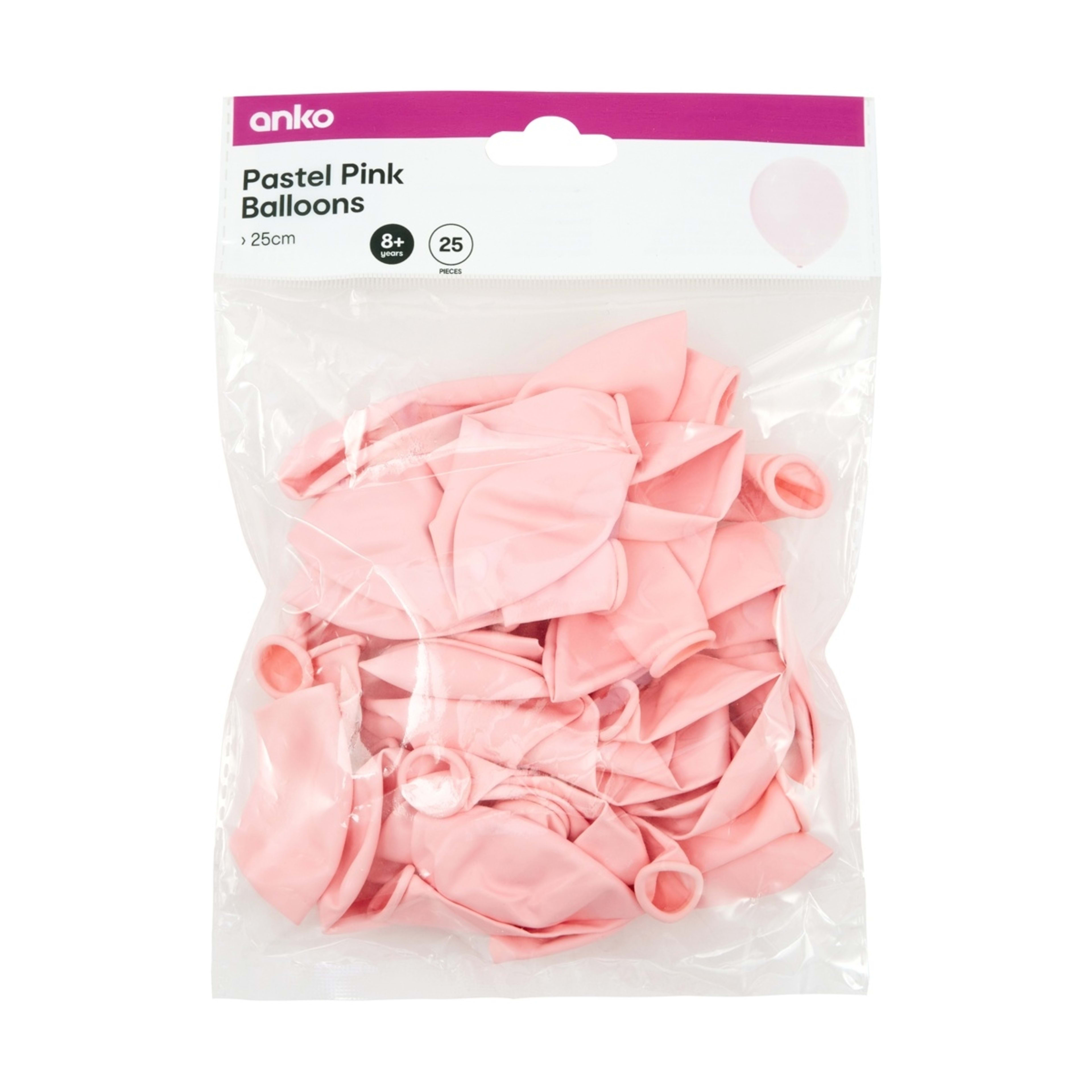 3 25 Piece Pastel Pink Balloons, 3 of 3