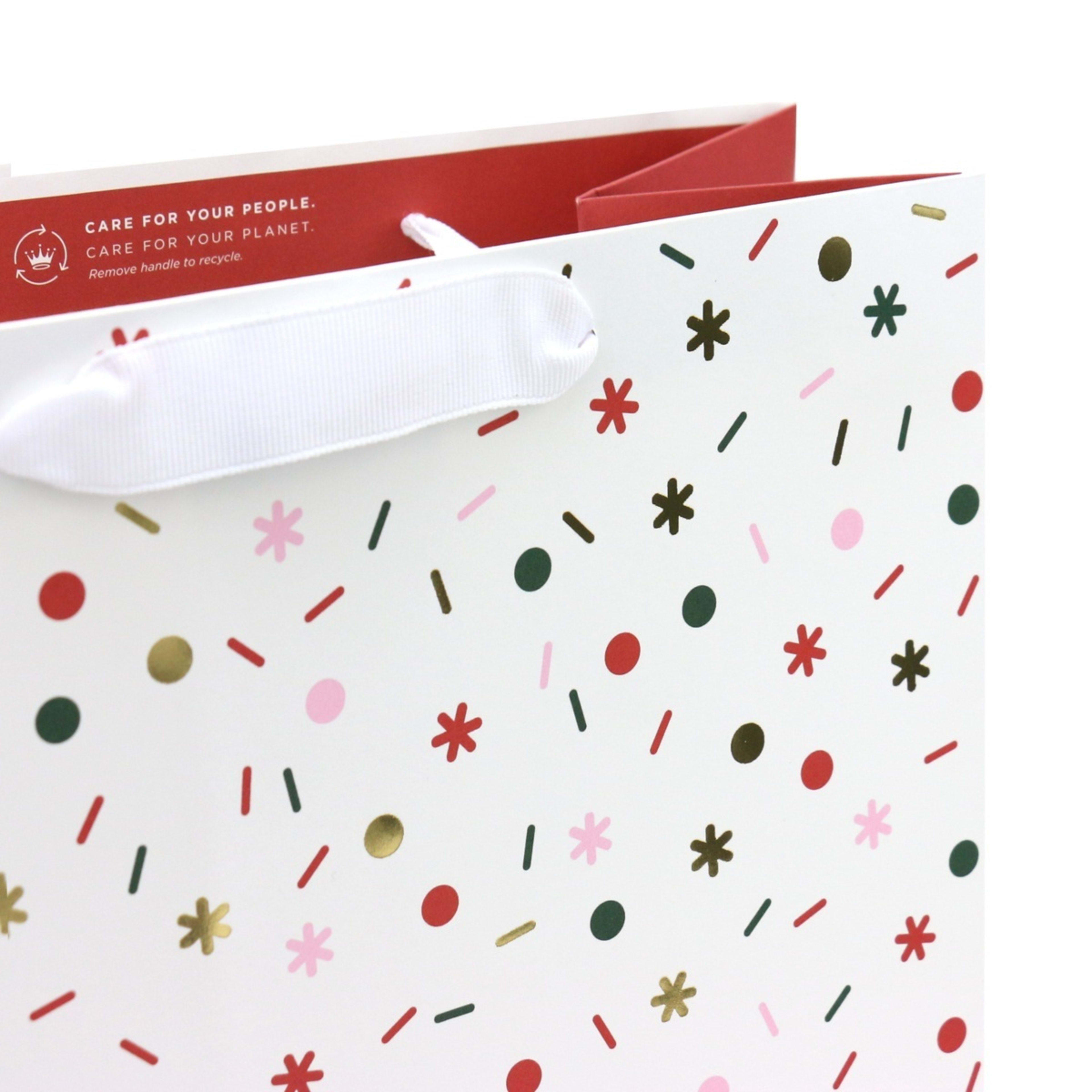 3 Hallmark Confetti and Stars Gift Bag - Large, 3 of 3