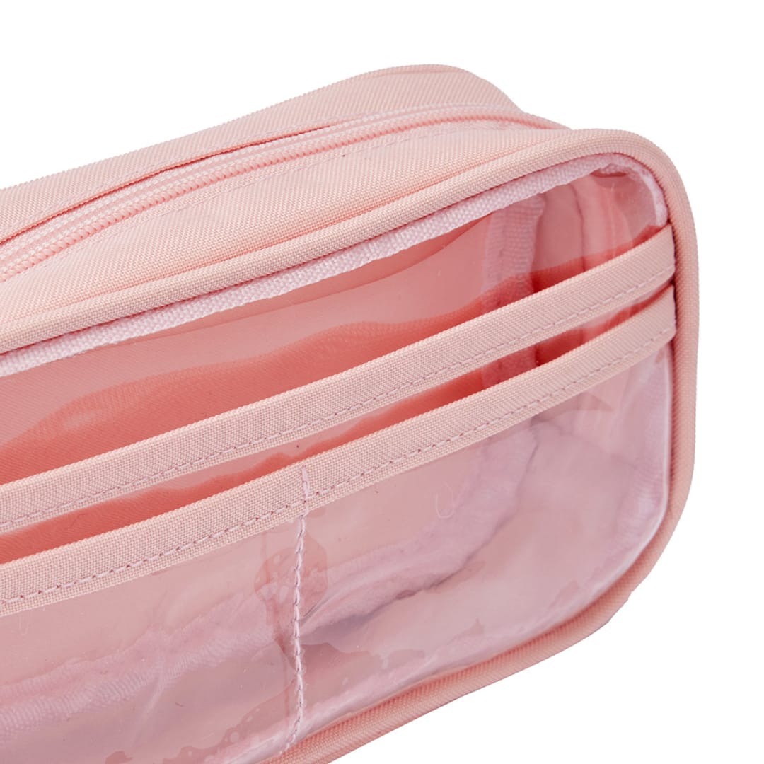 Clear Multi Compartment Pencil Case Kmart