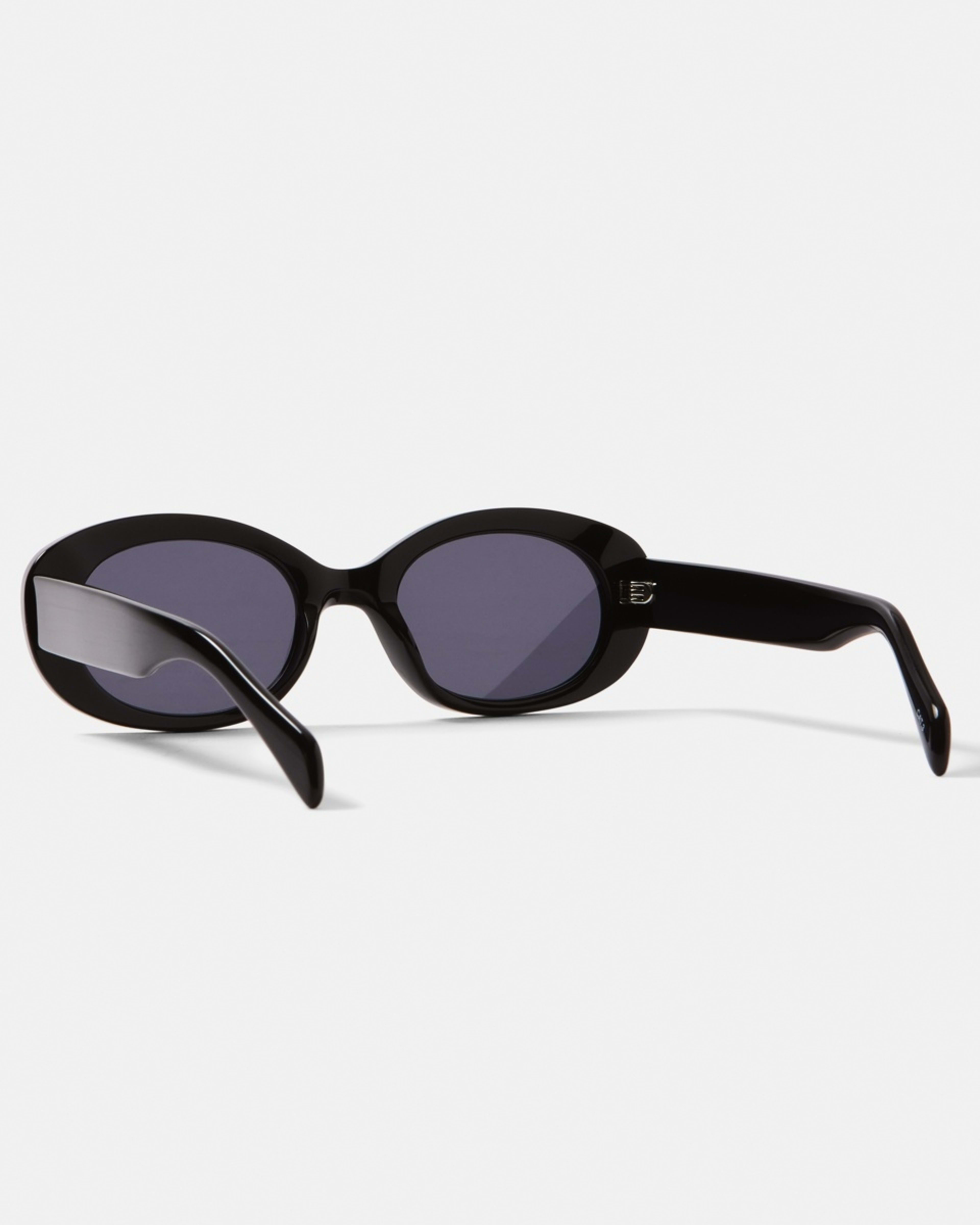 2 Womens Oval Sunglasses ACCESSORIES BLACK, 2 of 6