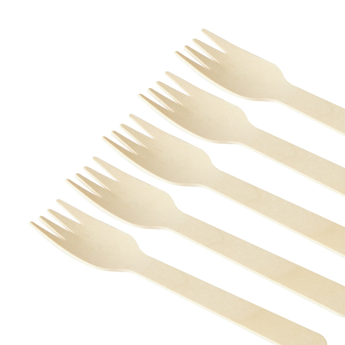 10 Piece Wooden Fork Kmart