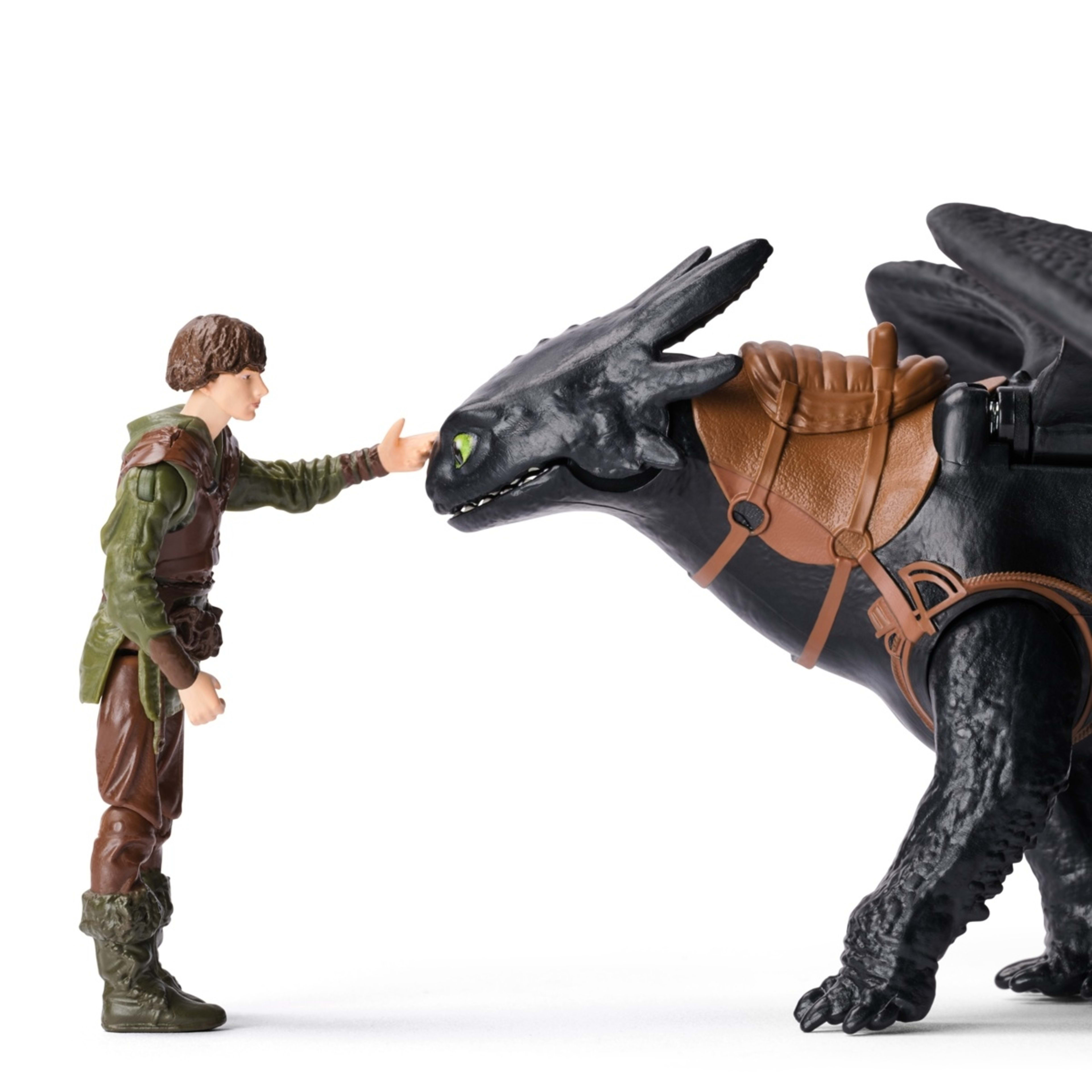 3 How To Train Your Dragon Toothless and Hiccup Action Figure Set, 3 of 10