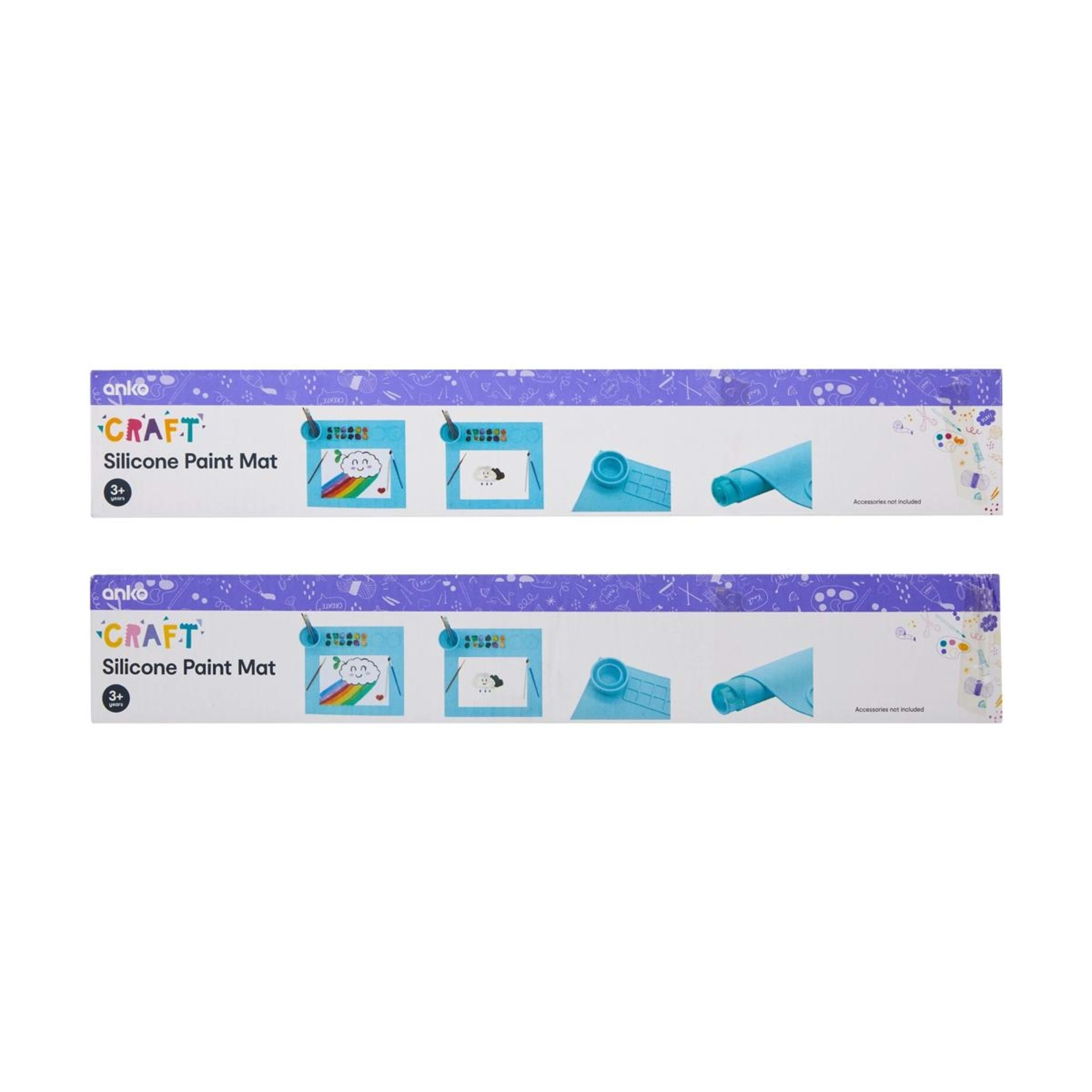 7 Silicone Paint Mat - Assorted, 7 of 7