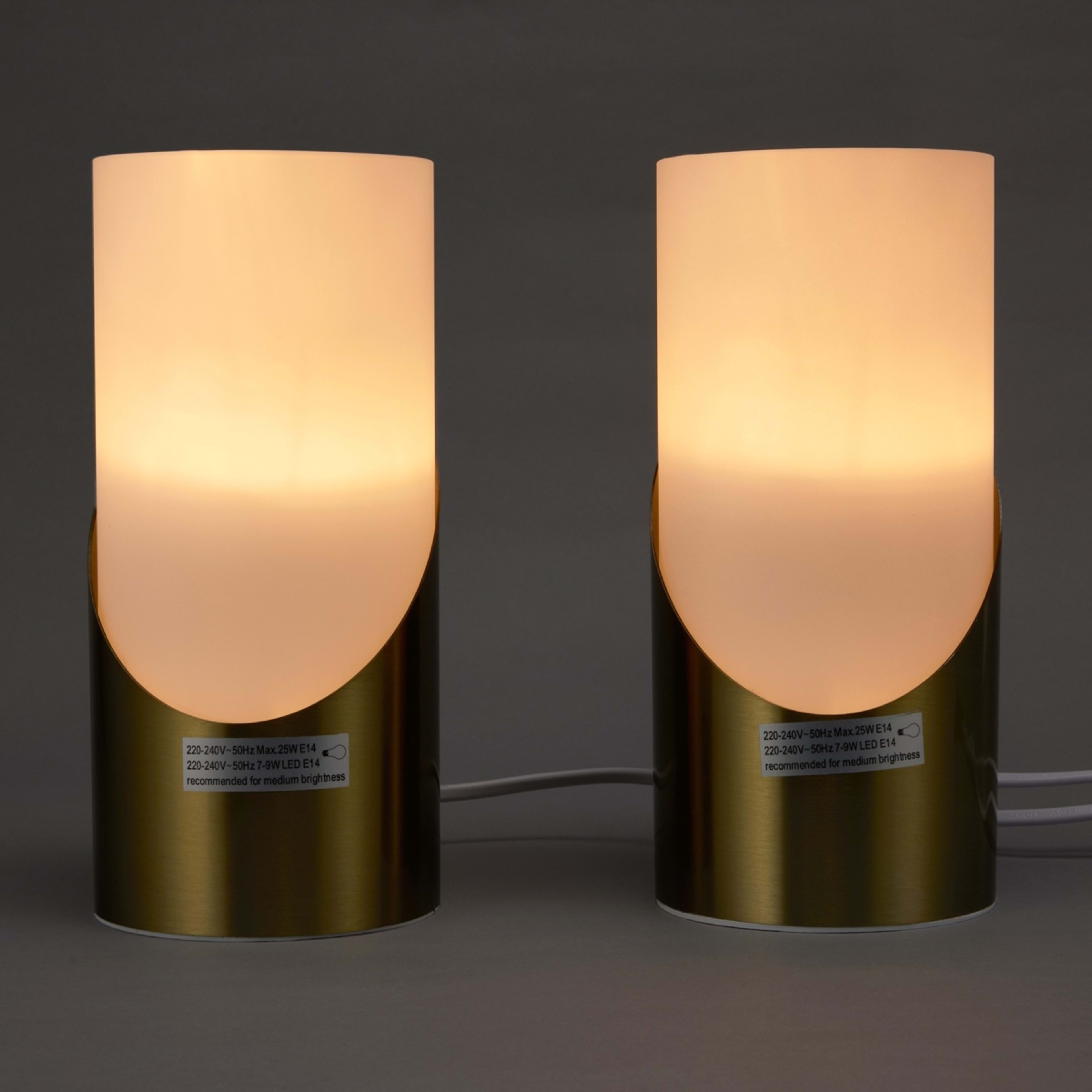 2 2 Pack Nora Touch Lamps, 2 of 8