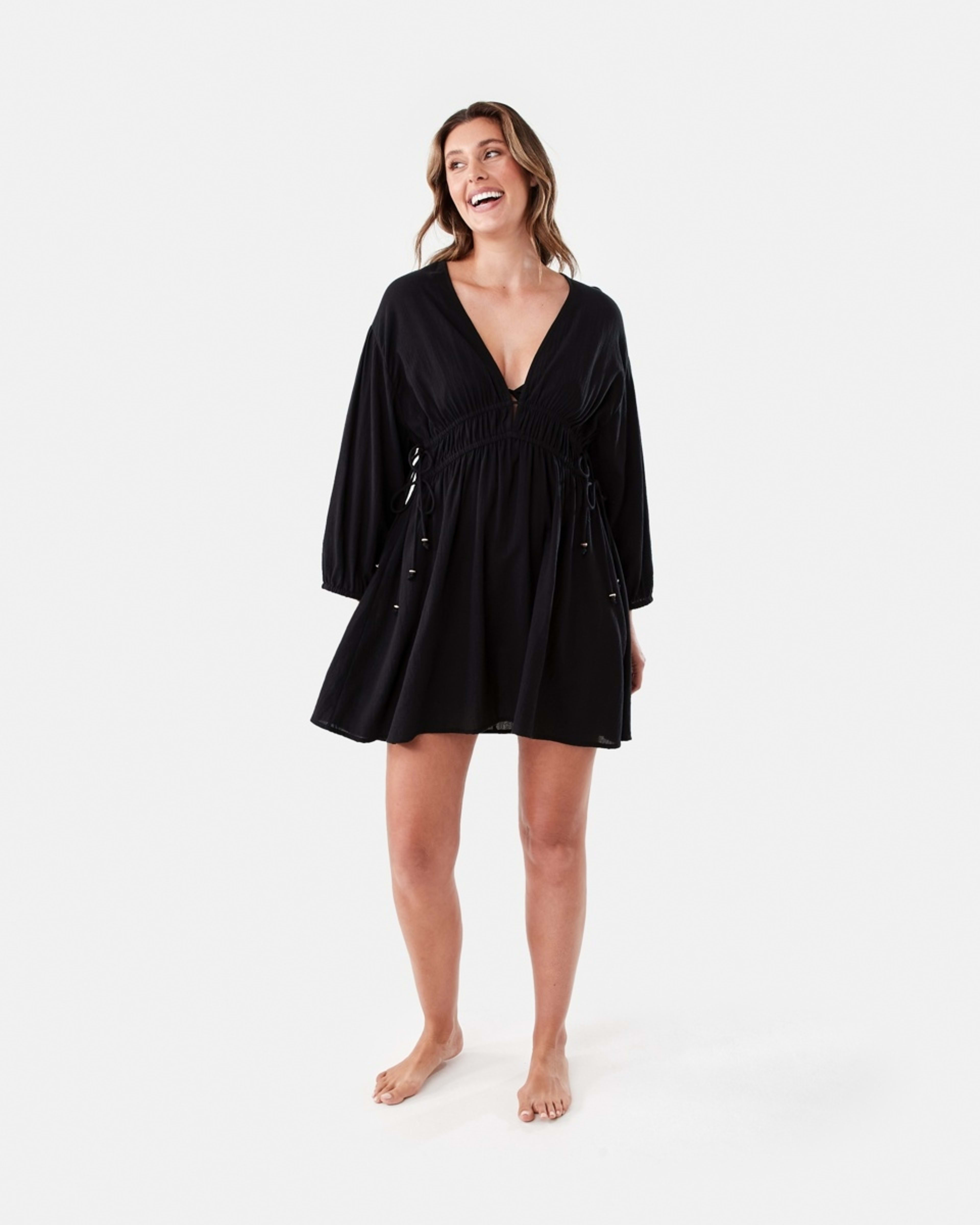7 Beach Mini Dress BLACK, 7 of 7