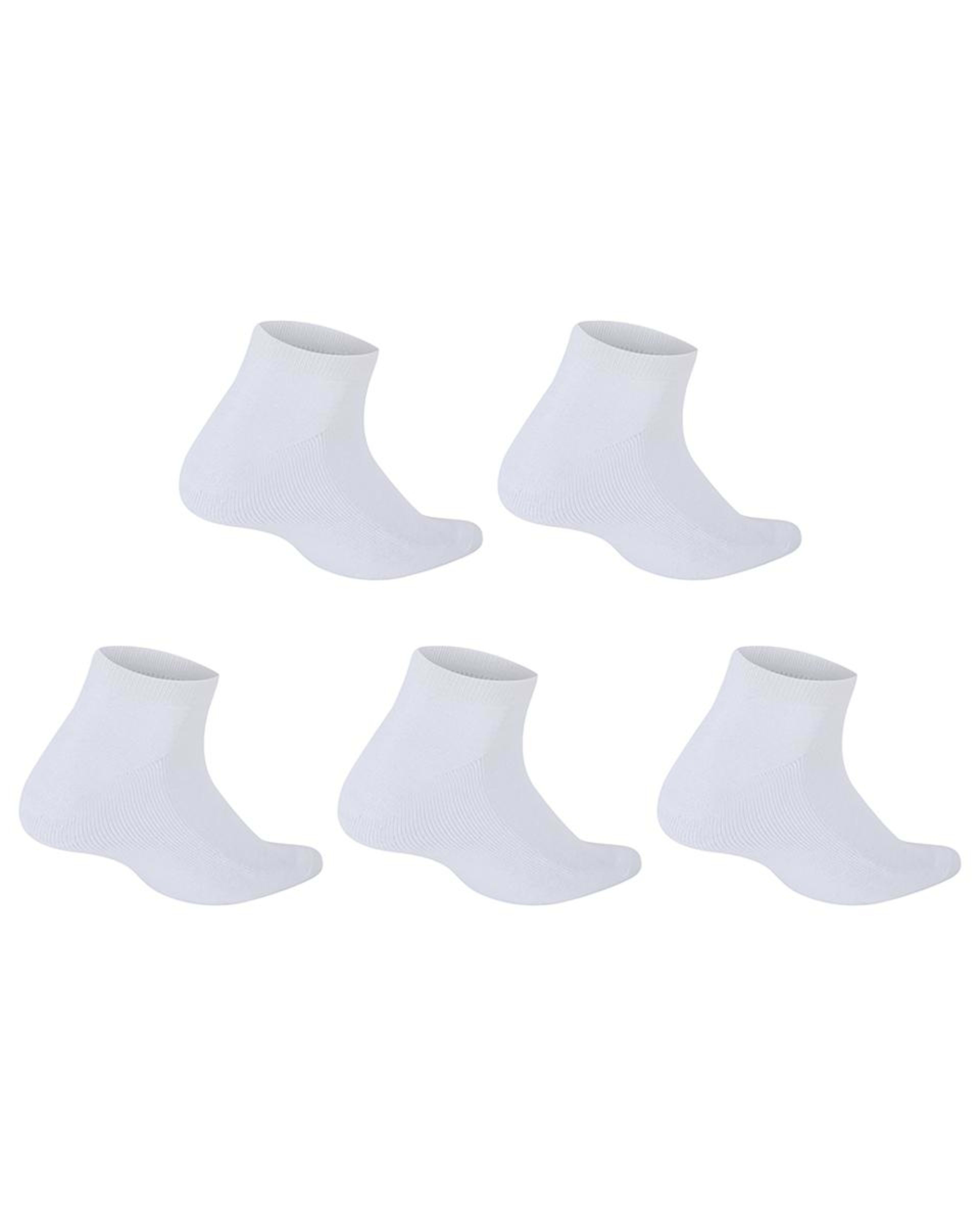 2 5 Pack Low Cut Sport Socks White, 2 of 3
