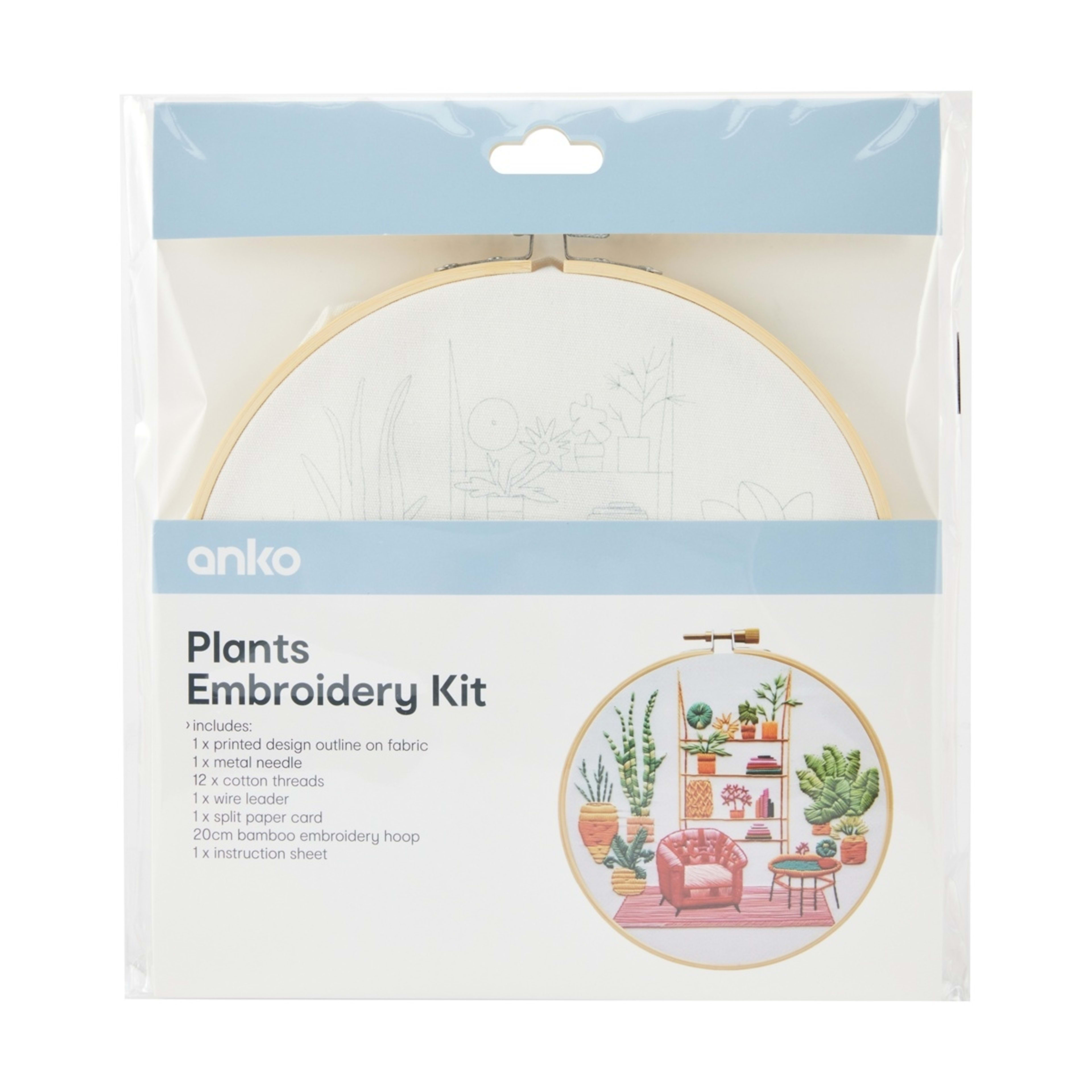 1 Plants Embroidery Kit