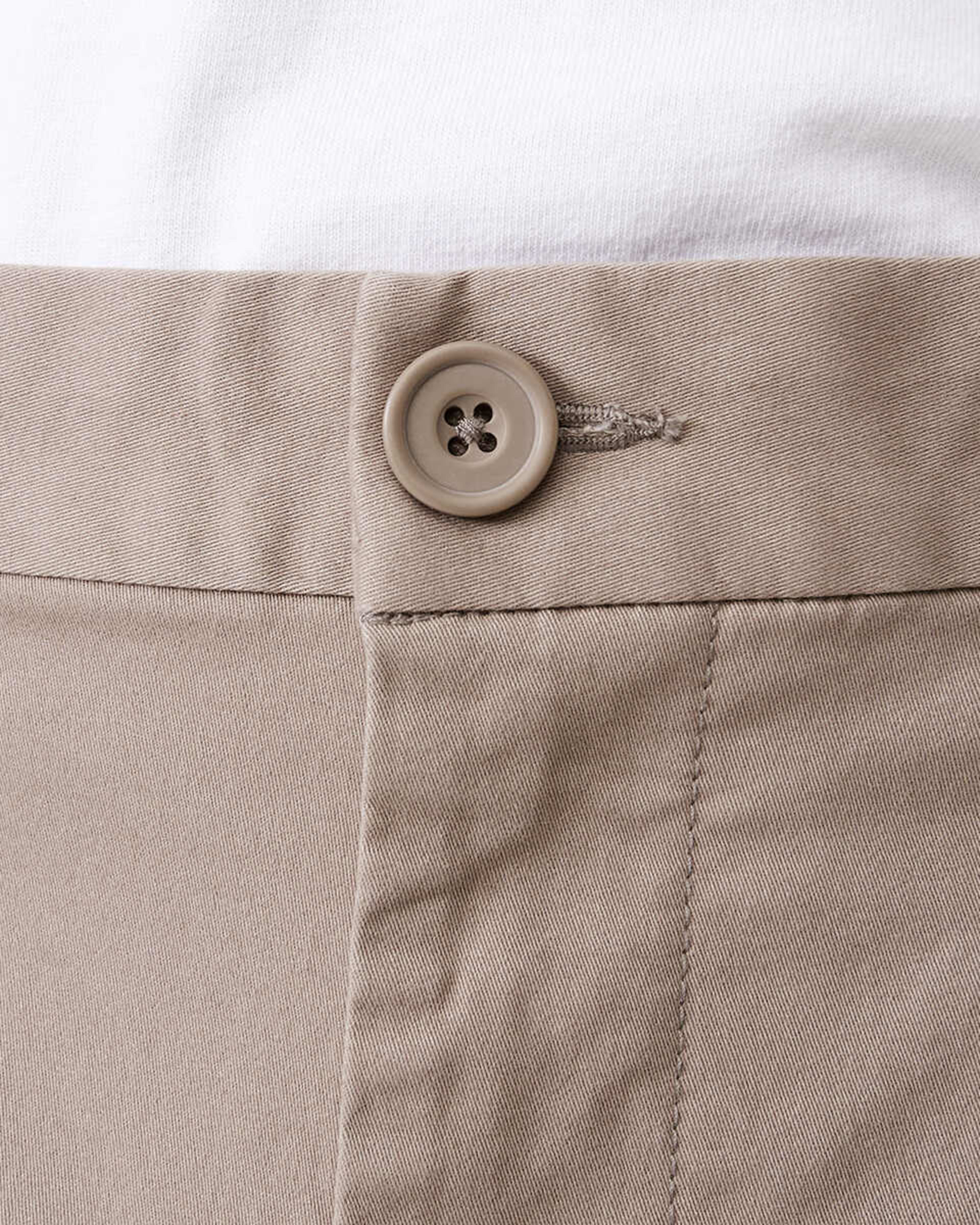 4 Fixed Waist Slim Stretch Chino Shorts Bge Taupe, 4 of 7