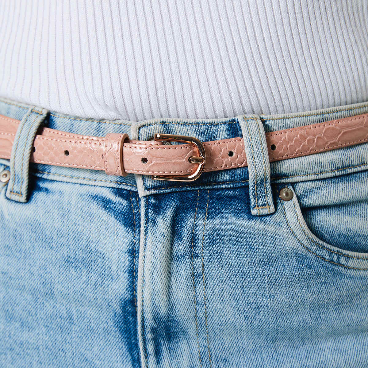 2 Pack Skinny Belt Kmart