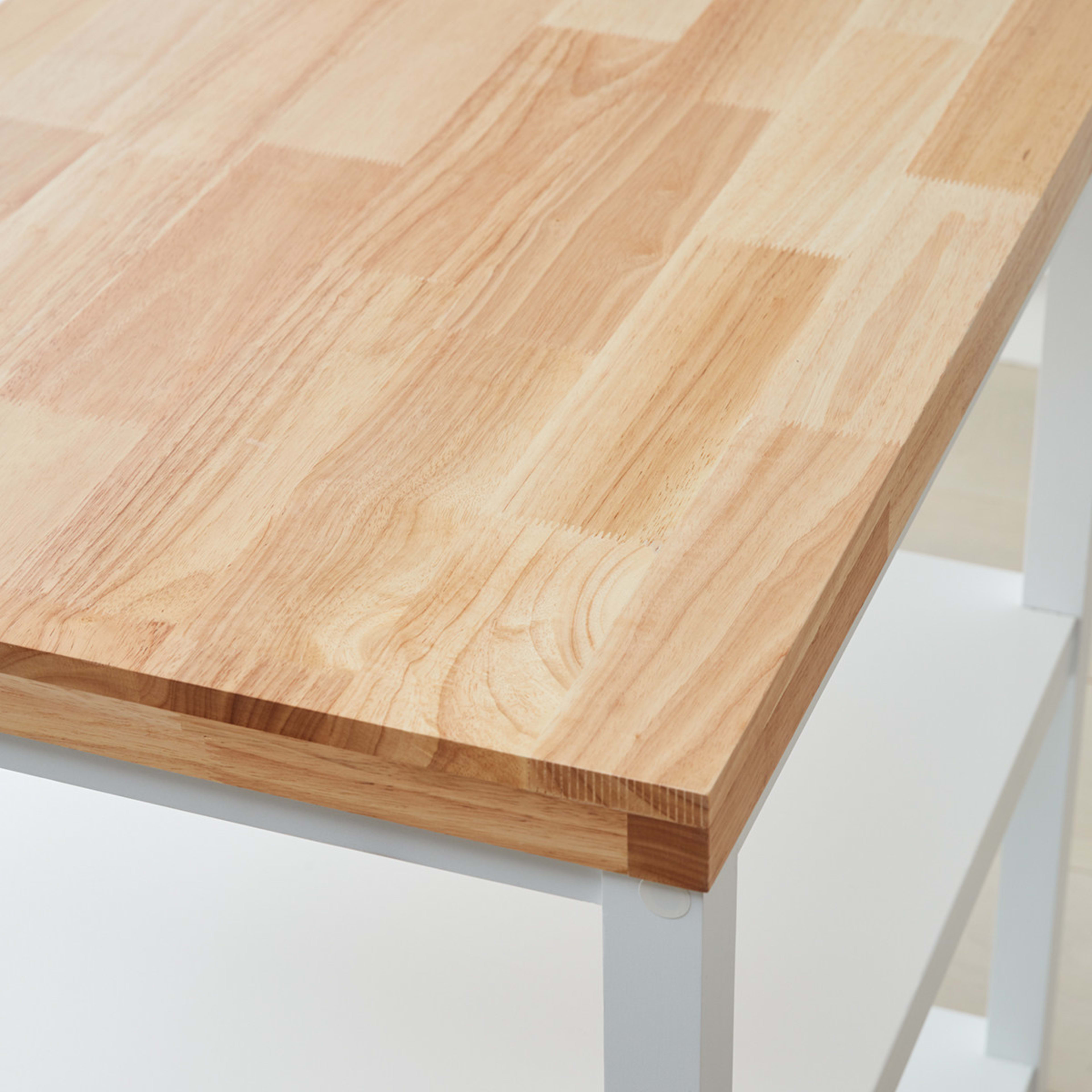 6 White Kitchen Island, 6 of 7