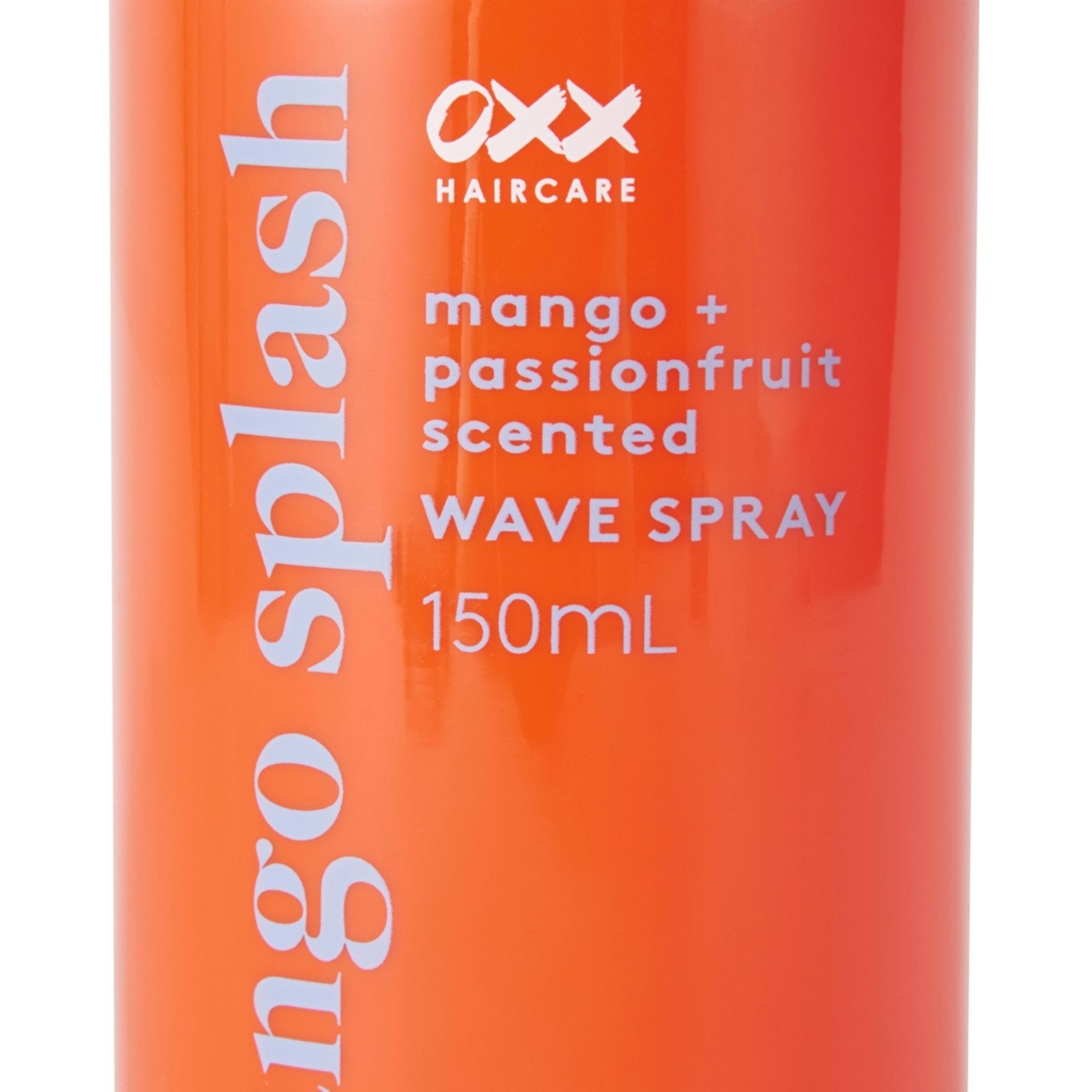 3 OXX Haircare Mango Splash Wave Spray 150ml - Mango and Passionfruit Scented, 3 of 5