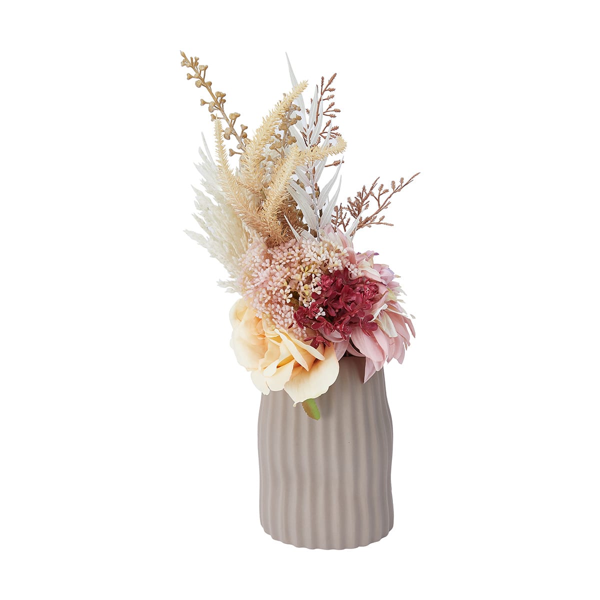 Artificial Flowers in Linear Vase Kmart