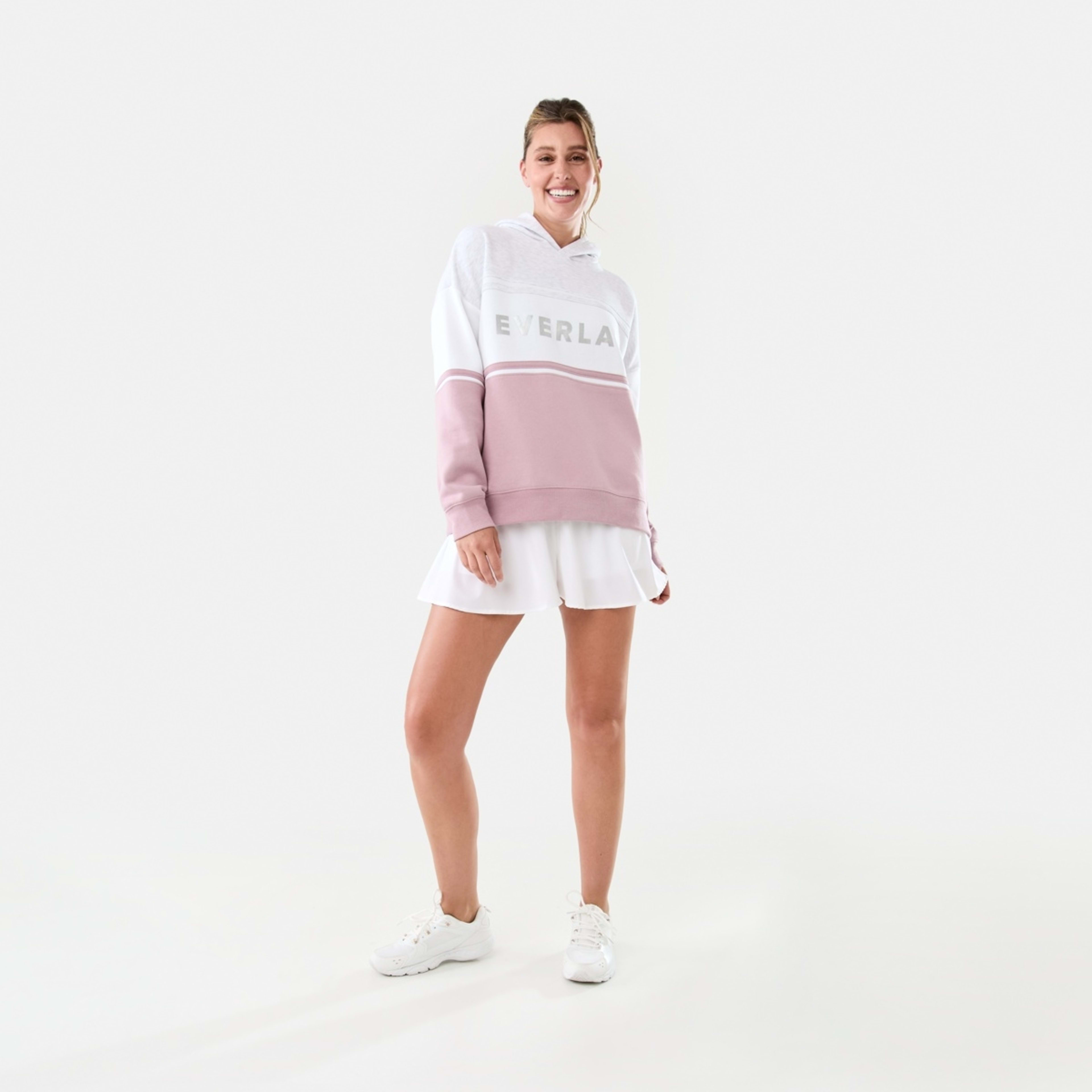 7 Everlast Womens Colourblock Sweatshirt Dusty Pink, 7 of 7