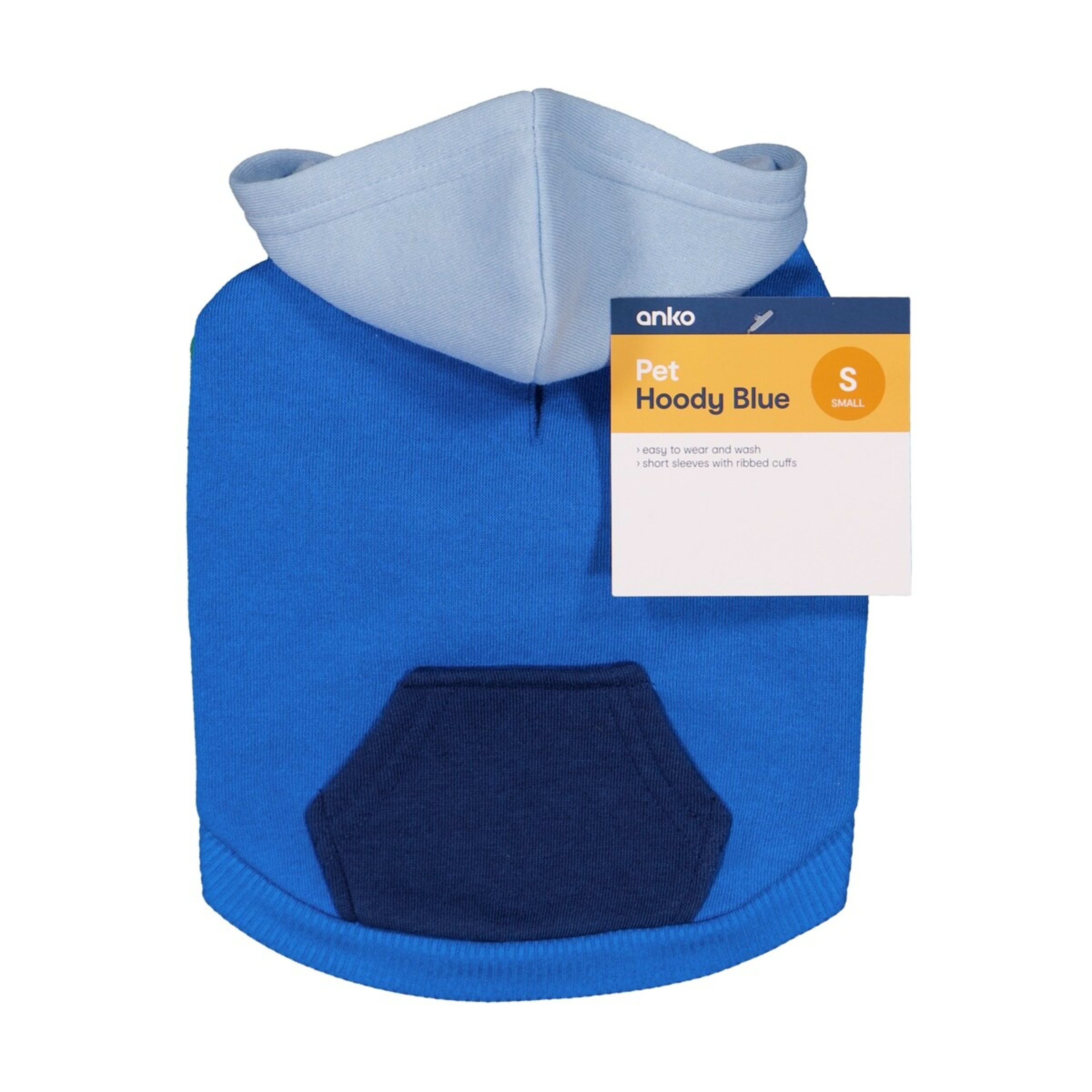 10 Pet Hoody - Small, Blue, 10 of 10