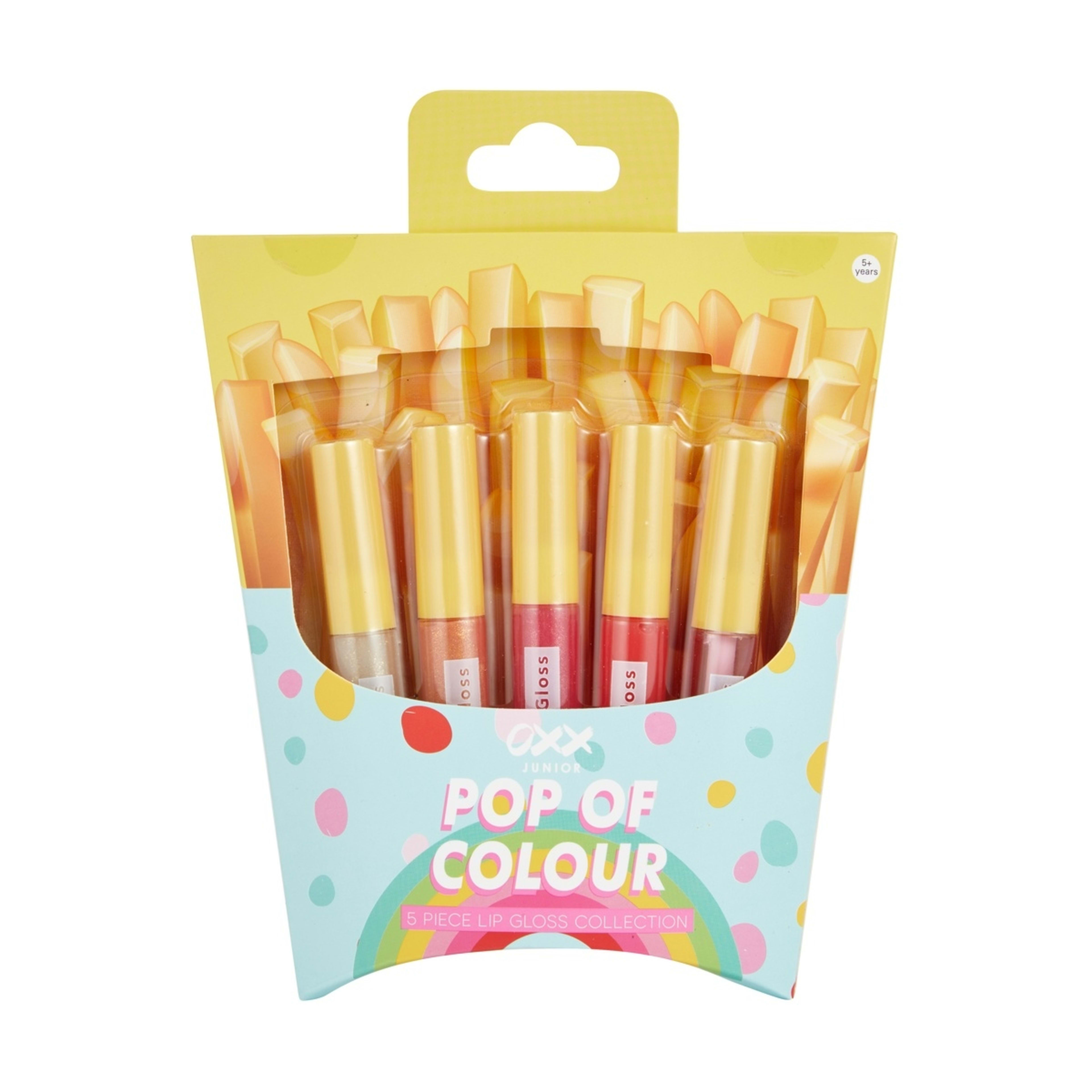 1 OXX Junior 5 Piece Lip Gloss Collection - Pop of Colour