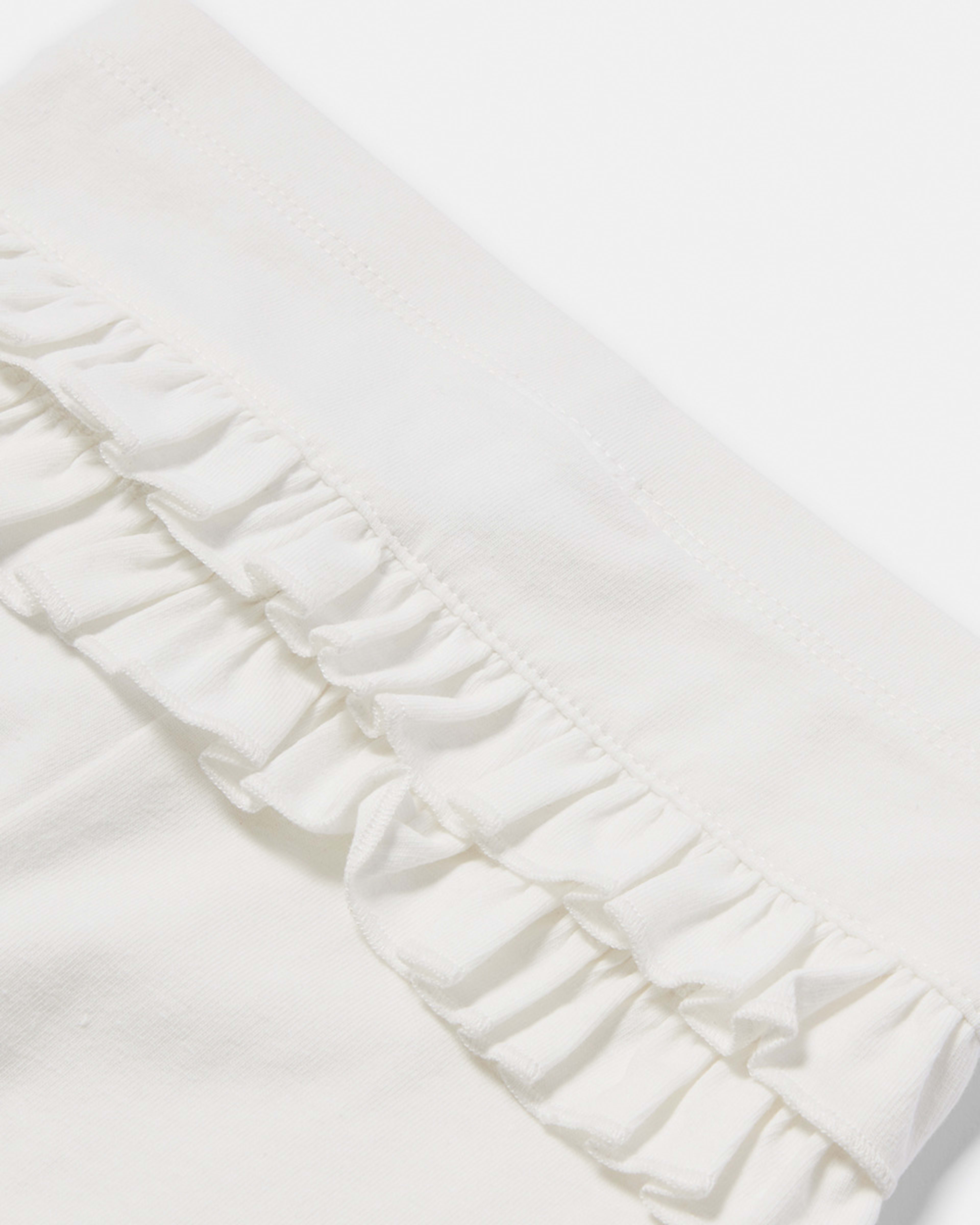 3 Frill Back Leggings Cream C, 3 of 3