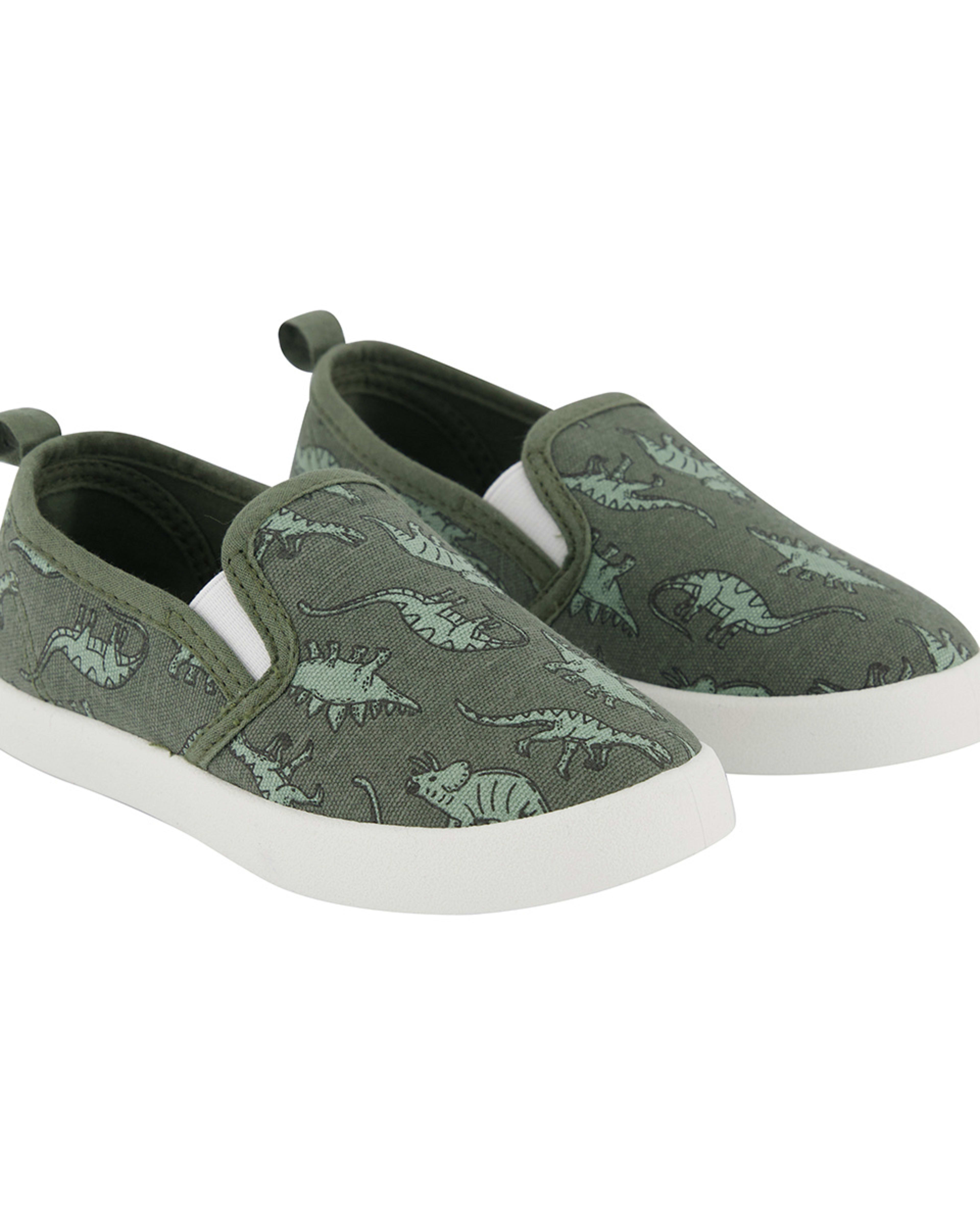 Junior Slip On Canvas Sneakers Kmart