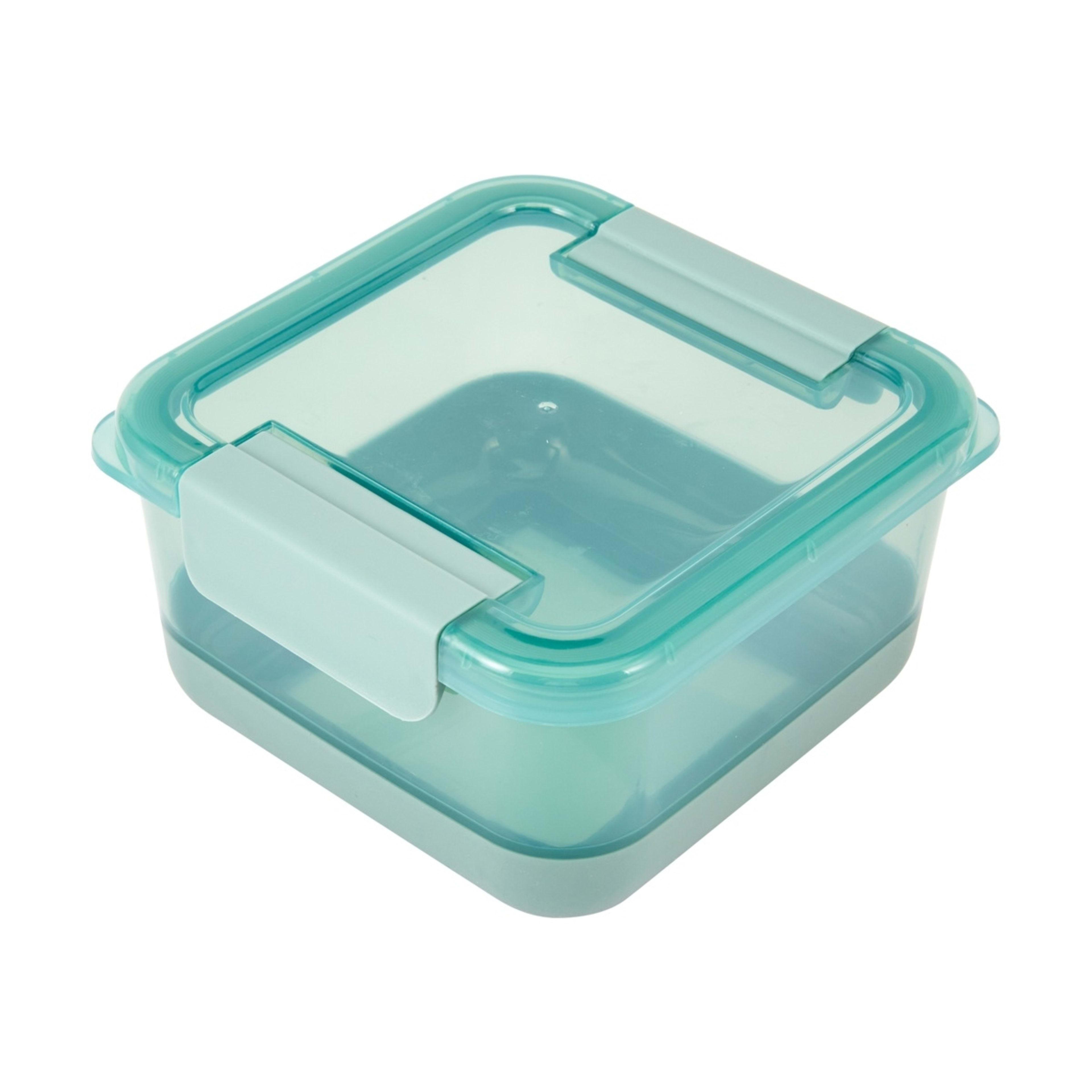 7 5 Piece Two Toned Plastic Food Storage Set, 7 of 10