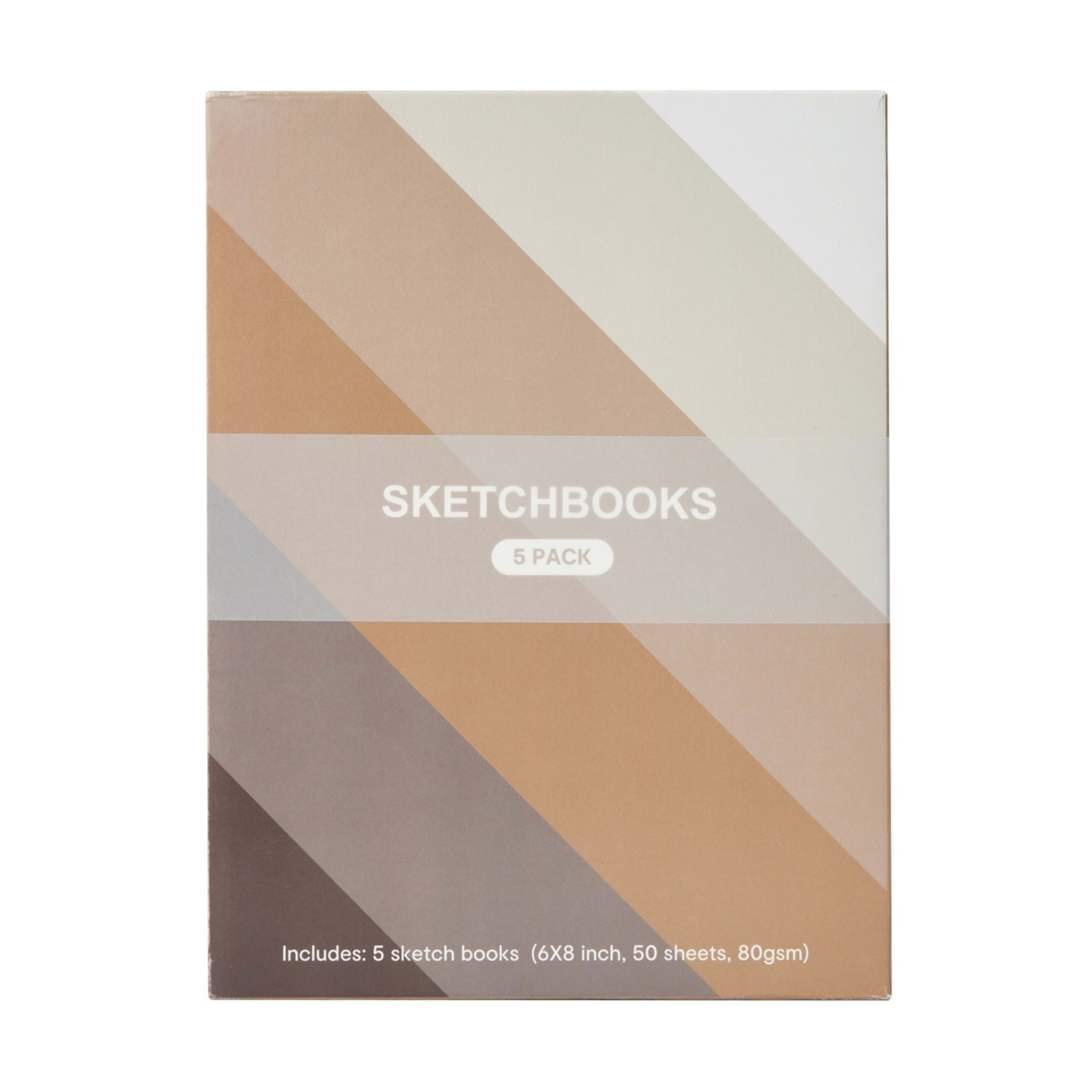 1 5 Pack Sketchbooks