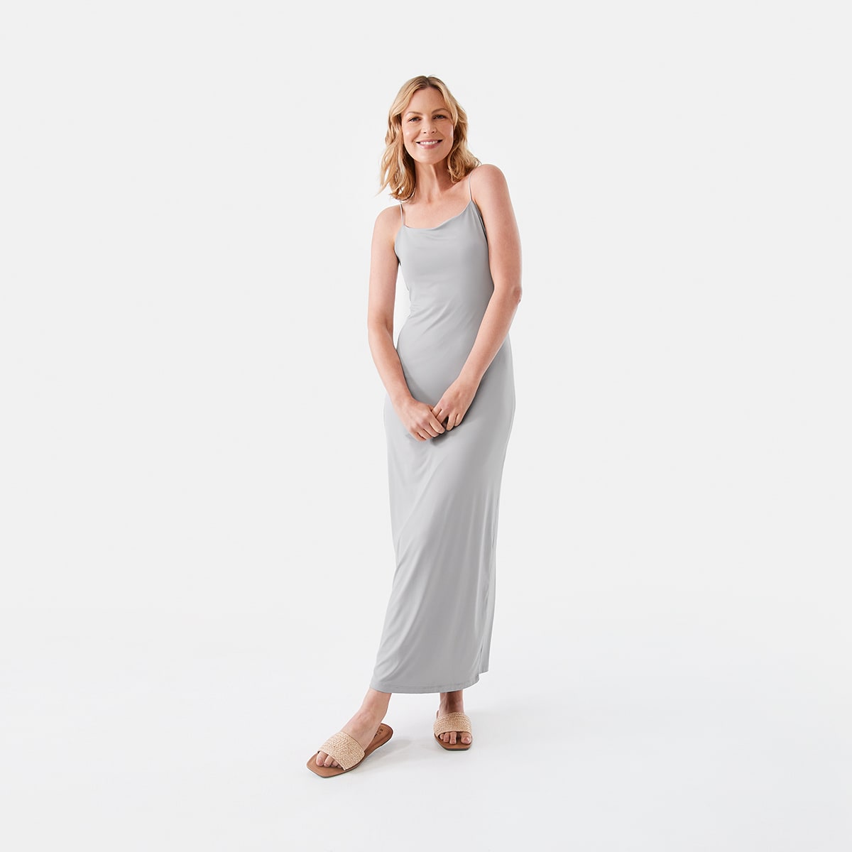 Sleeveless Luxe Maxi Dress Kmart