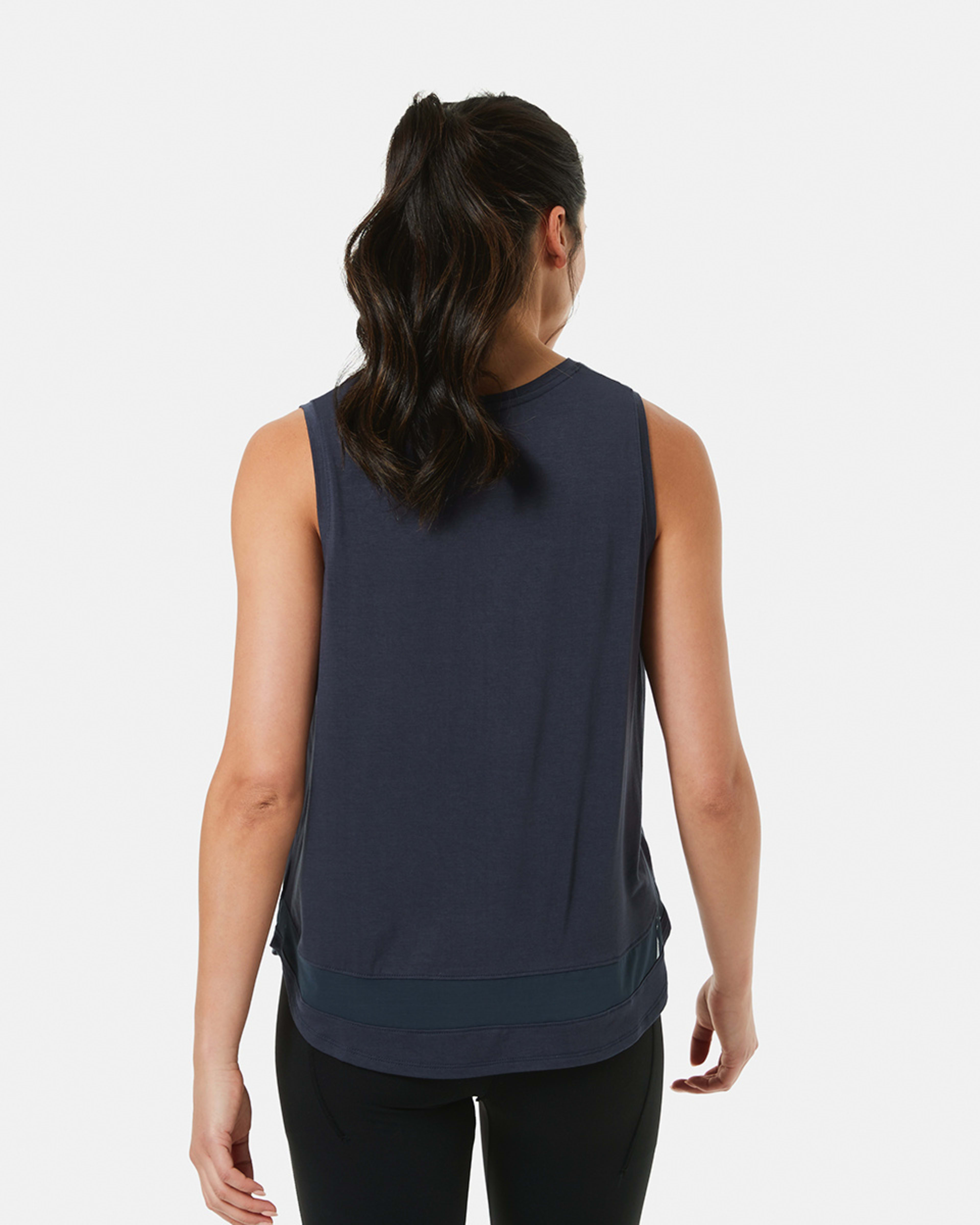 3 Active Womens Sleeveless Mesh Tank India Ink, 3 of 5