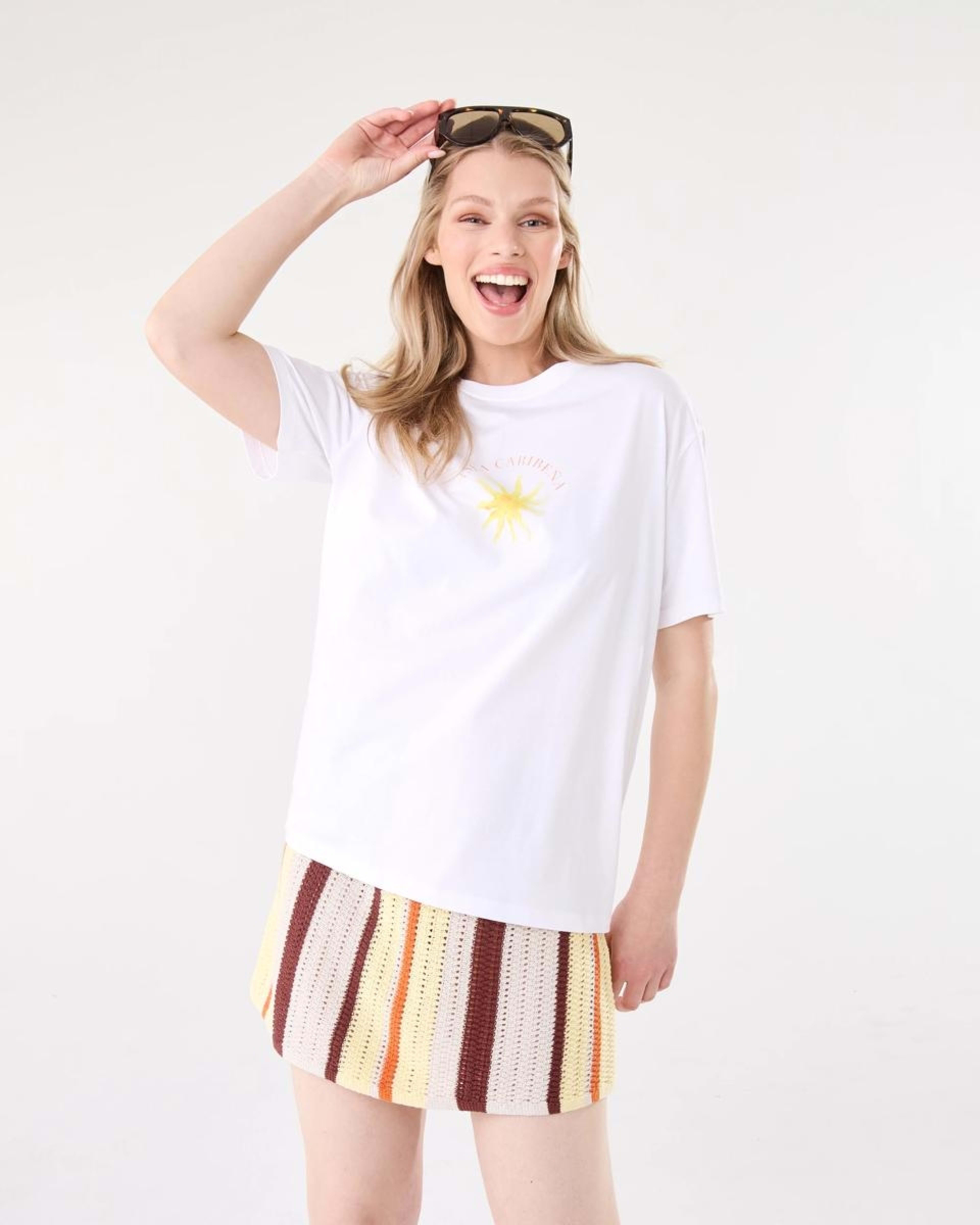 7 Crochet Mini Skirt Multi Strp, 7 of 7