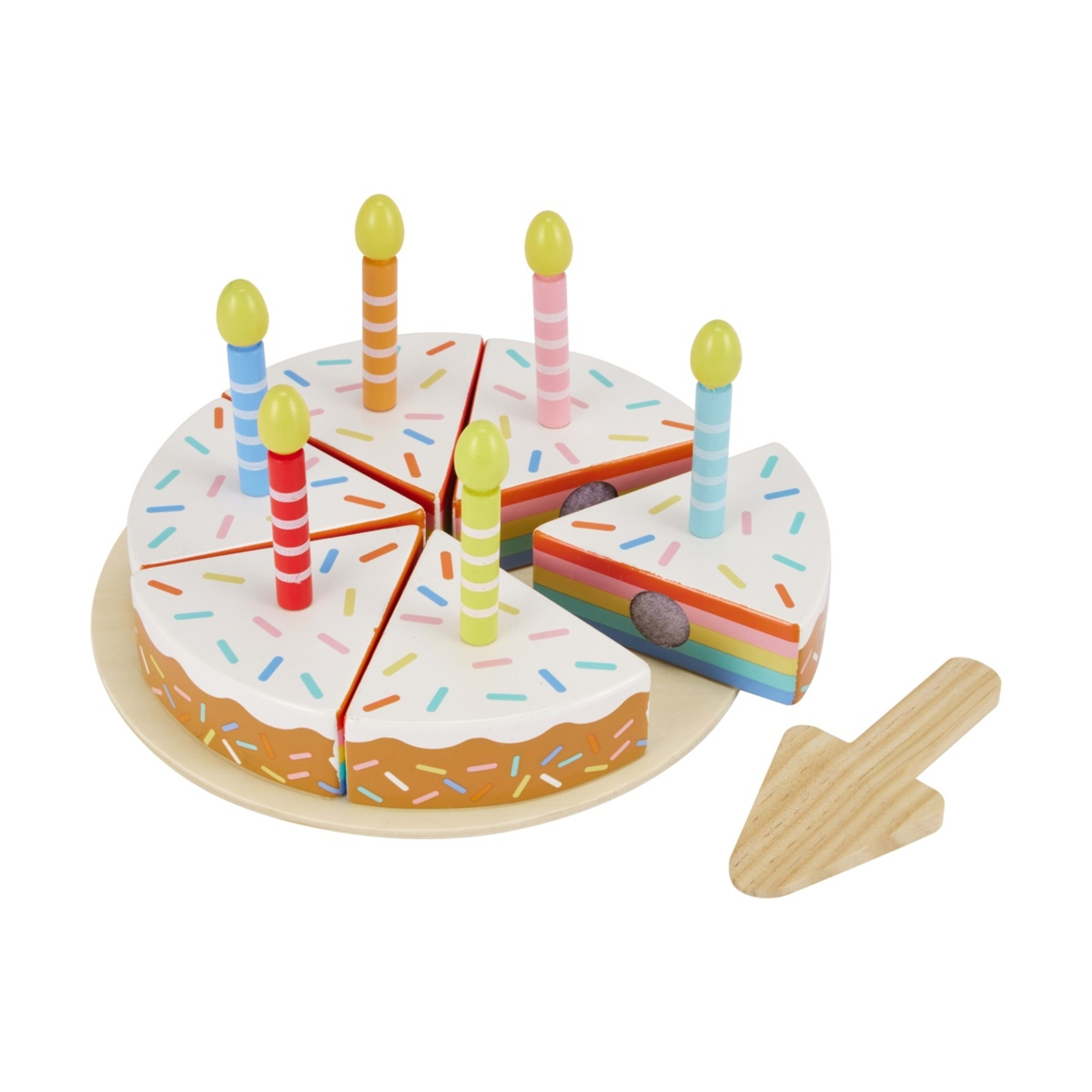 14 Piece Wooden Cake Playset - Kmart