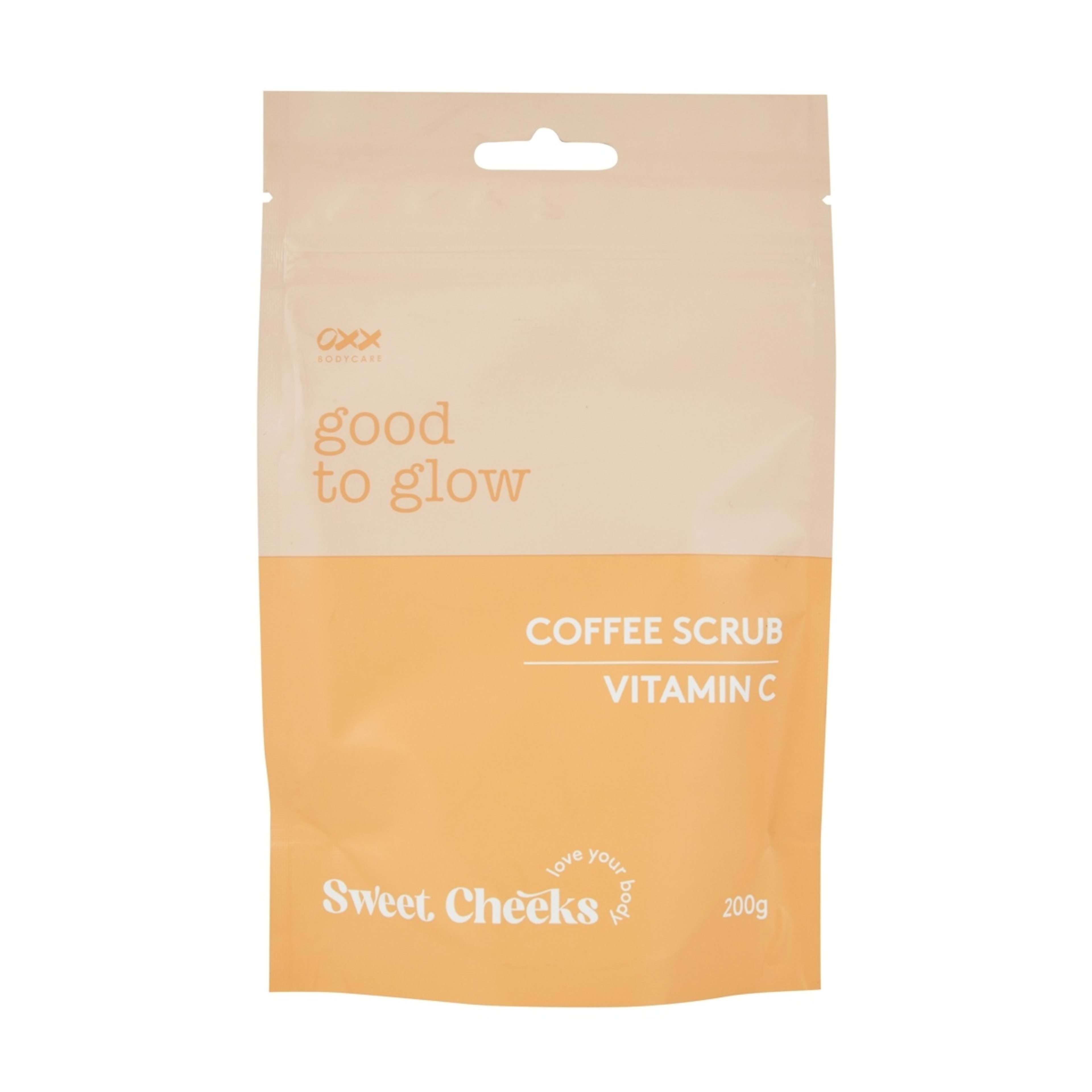 1 OXX Bodycare Good to Glow Sweet Cheeks Coffee Scrub 200g - Vitamin C