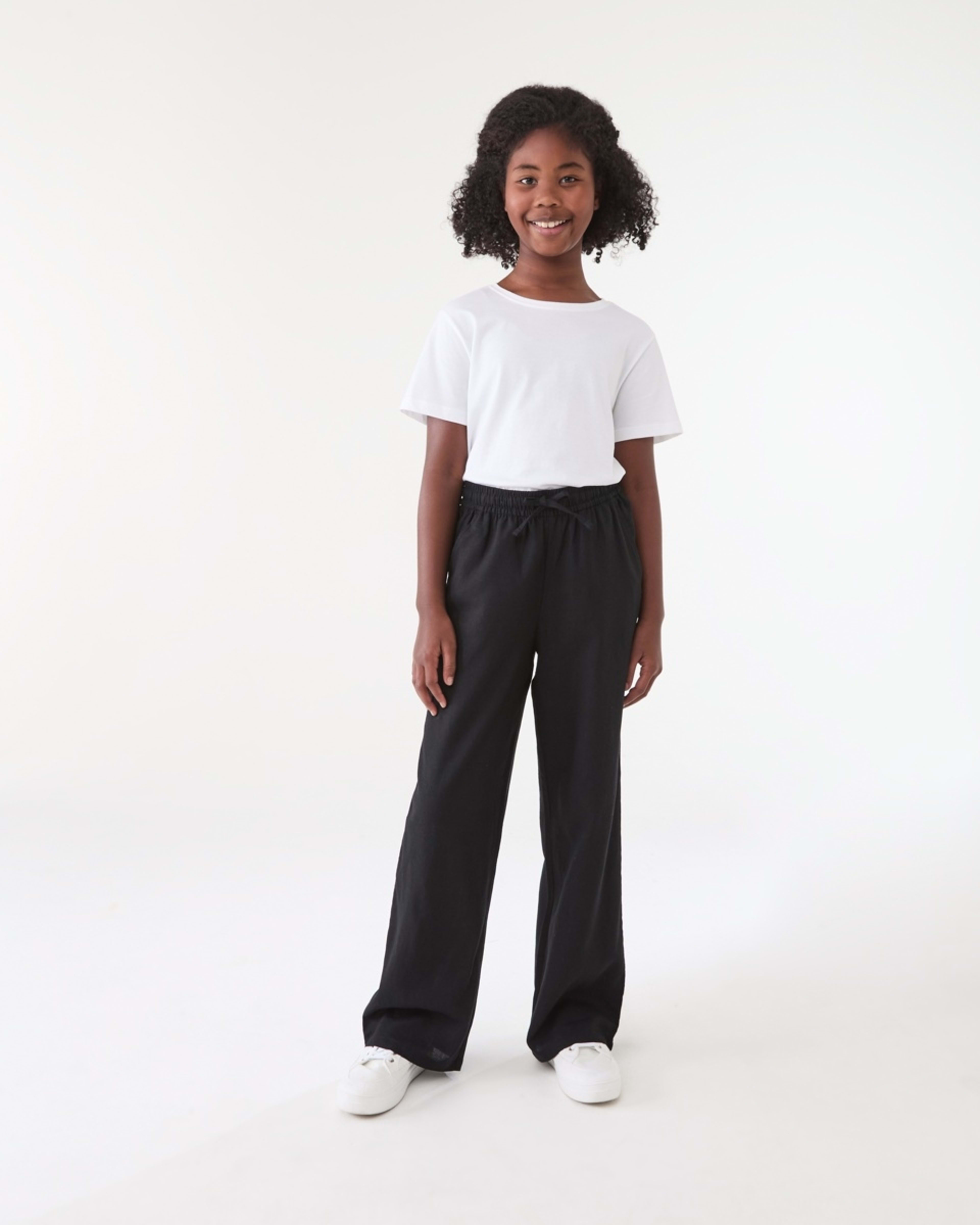 4 Wide Leg Pants BLACK, 4 of 5