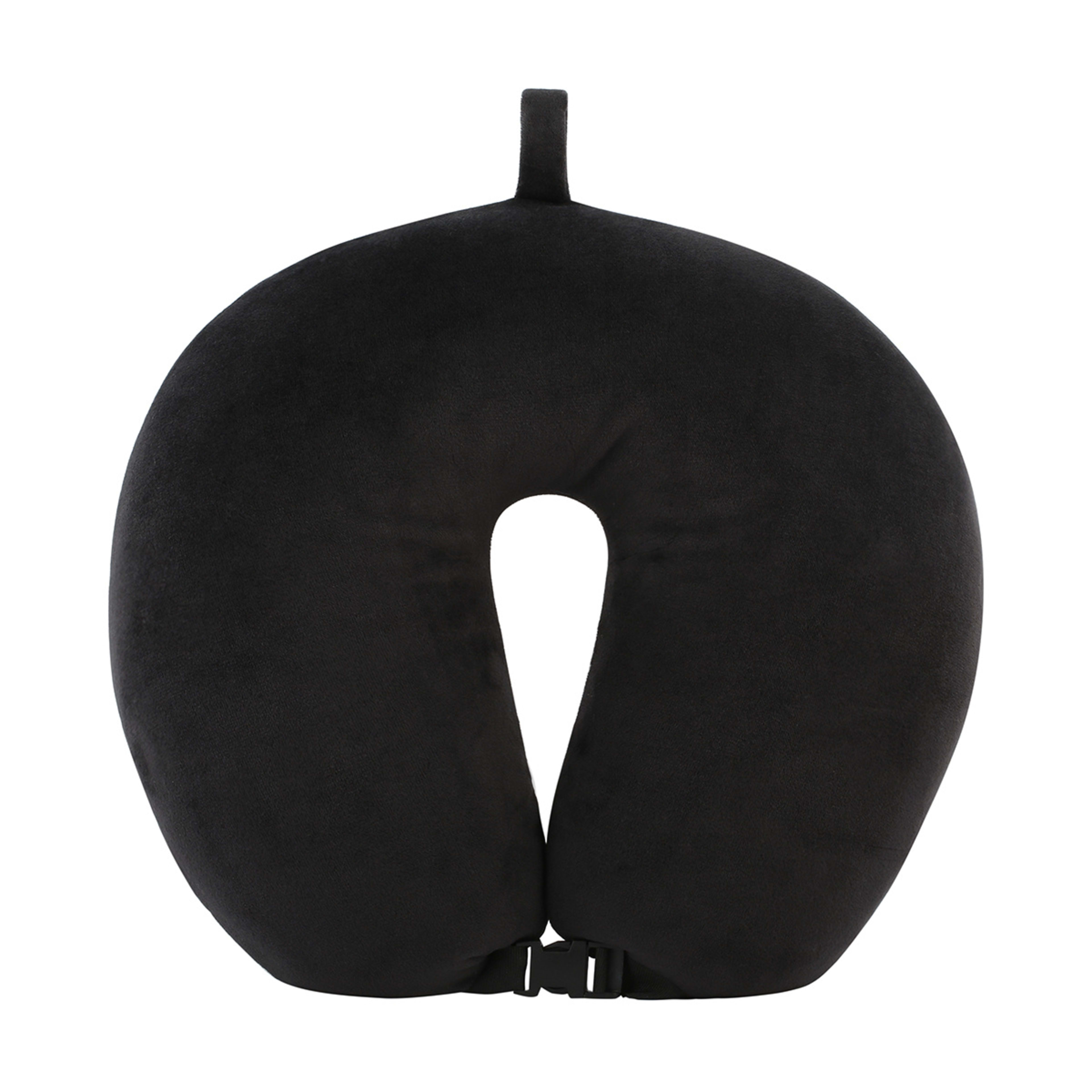 Neck Roll Pillow Black Kmart
