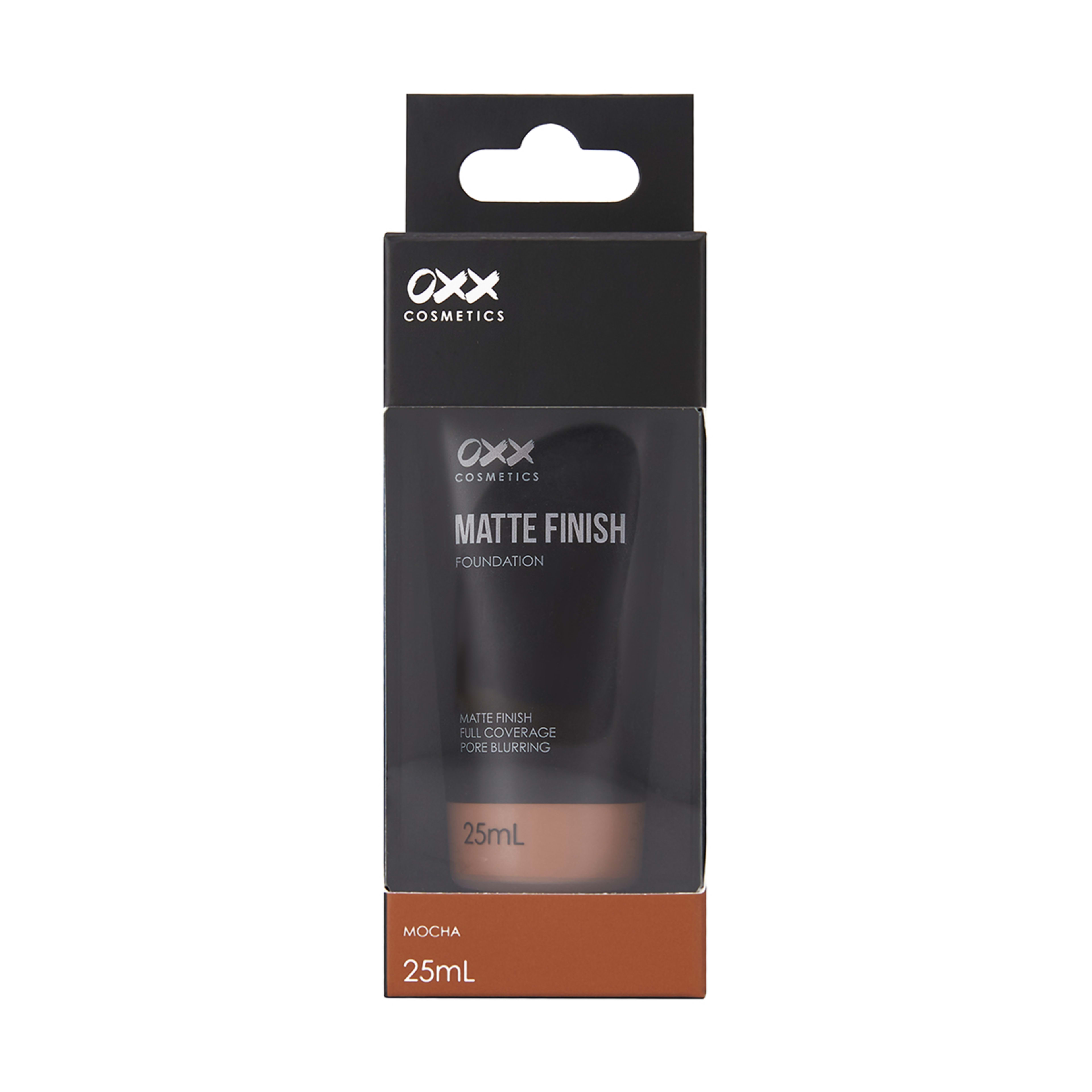 1 OXX Cosmetics Matte Finish Foundation - Mocha, 1 of 5