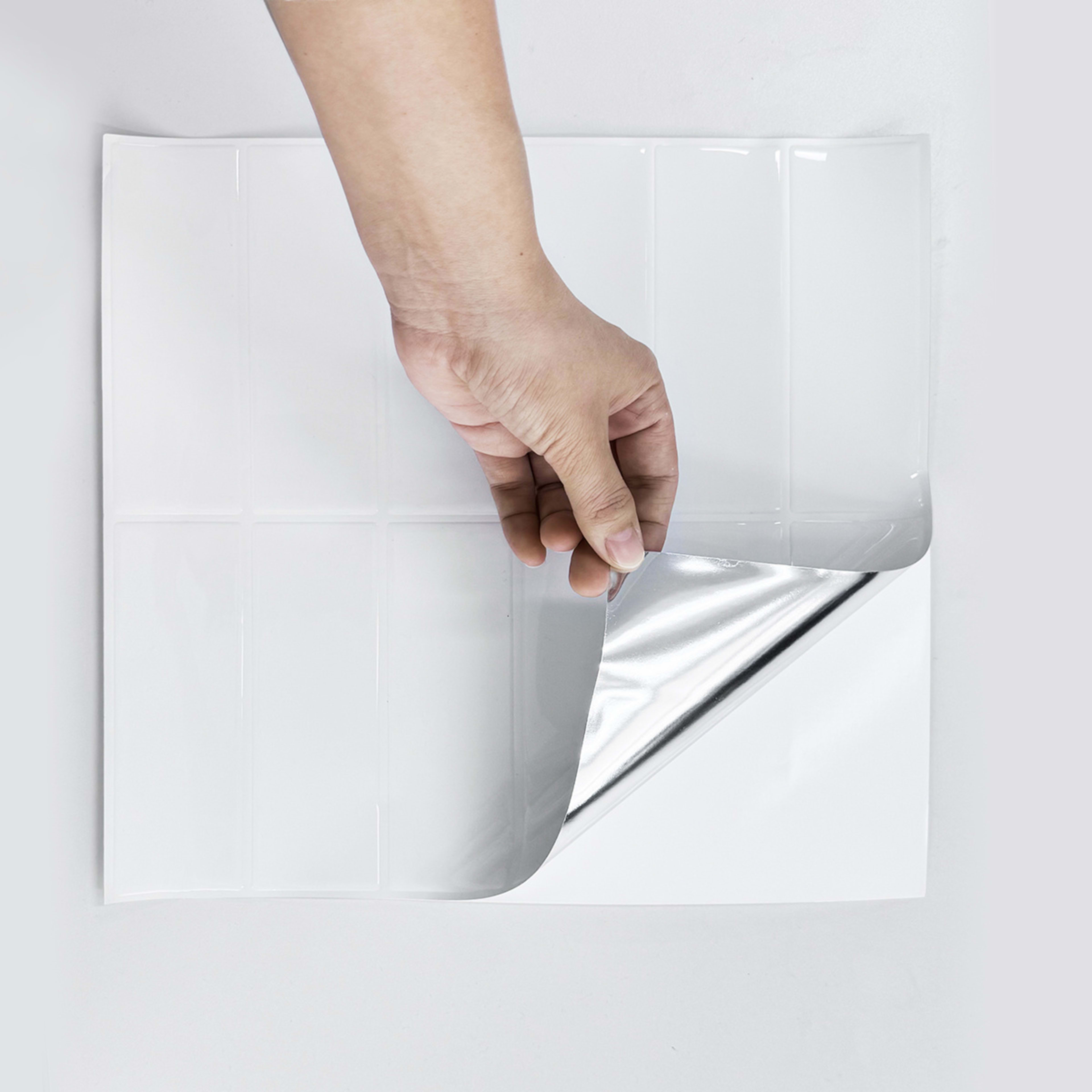 5 Pack Self Adhesive 3D Tiles - Slim Subway - Kmart