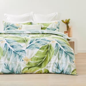 Calypso Reversible Cotton Rich Quilt Cover Set - Double Bed - Kmart