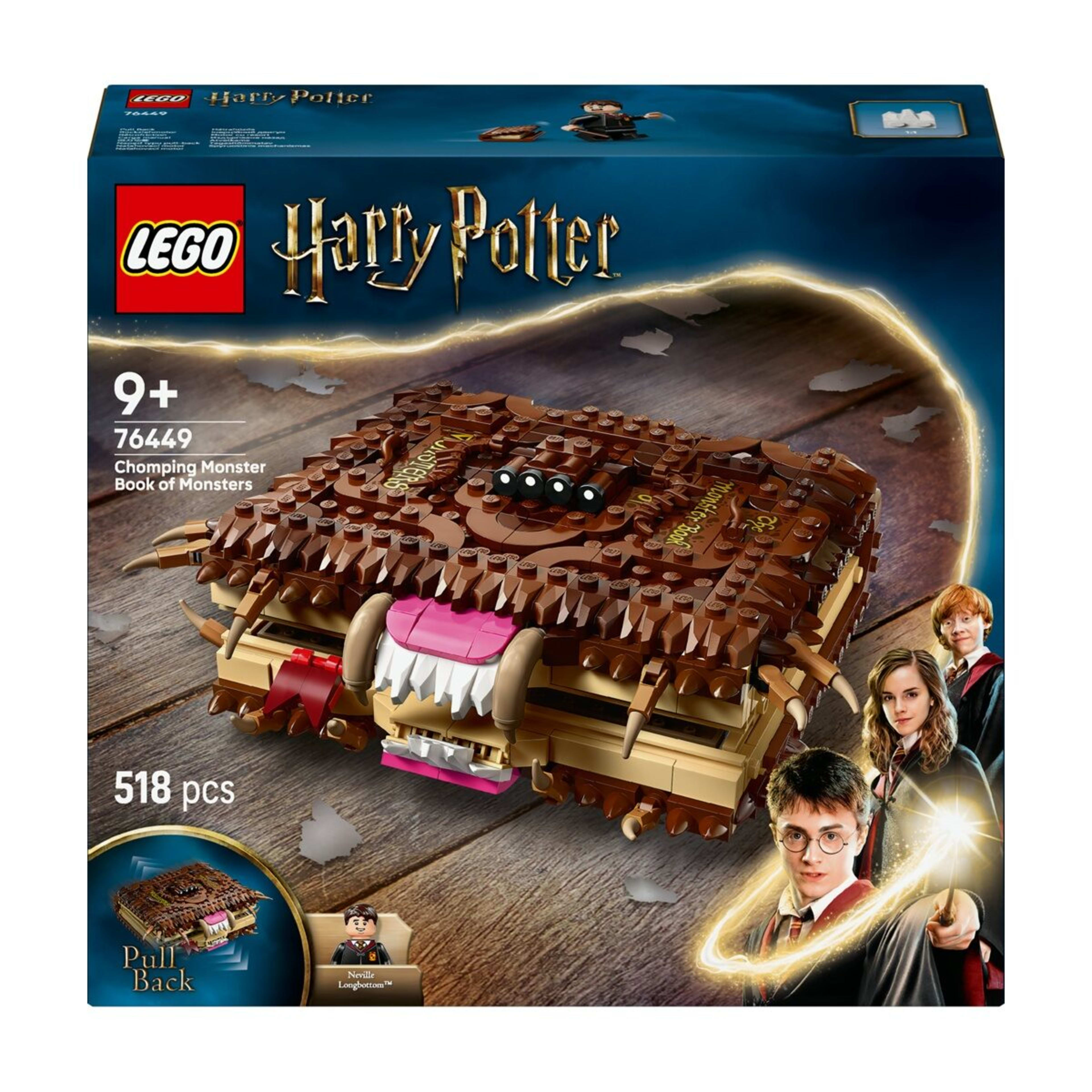 1 LEGO Harry Potter Chomping Monster Book of Monsters 76449