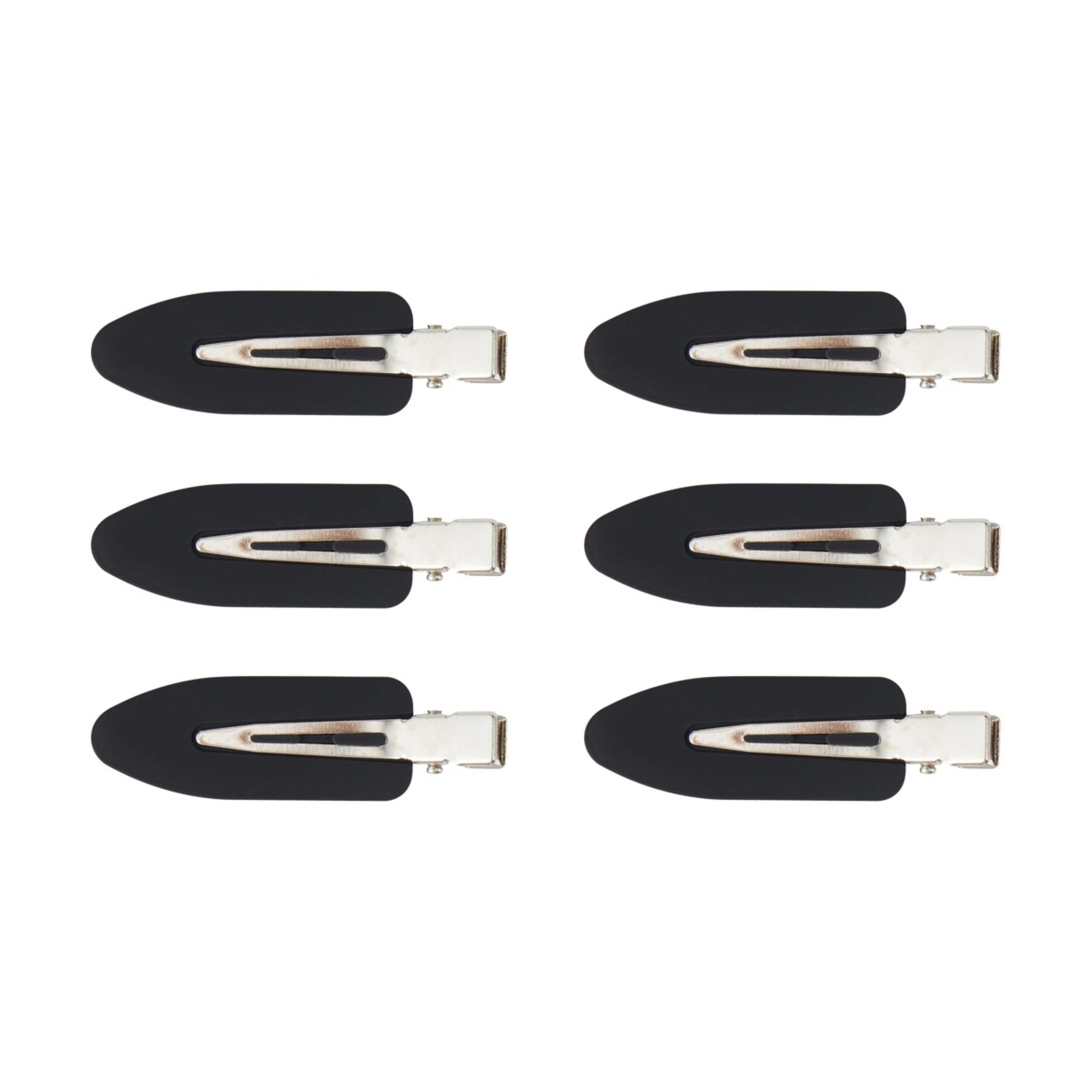 1 OXX Haircare 6 Piece Black No Crease Hair Clips, 1 of 3