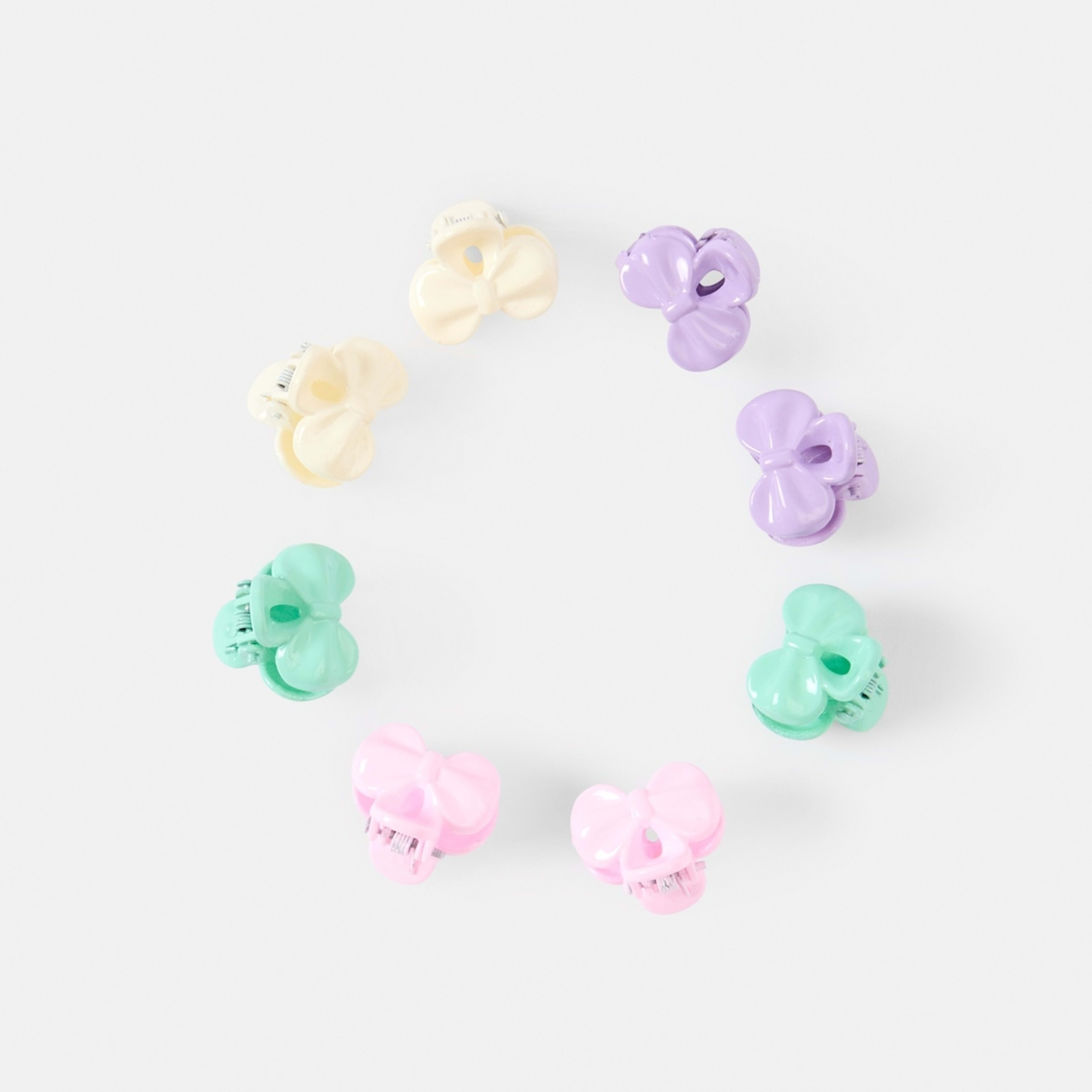 1 8 Pack Bow Claw Hair Clips