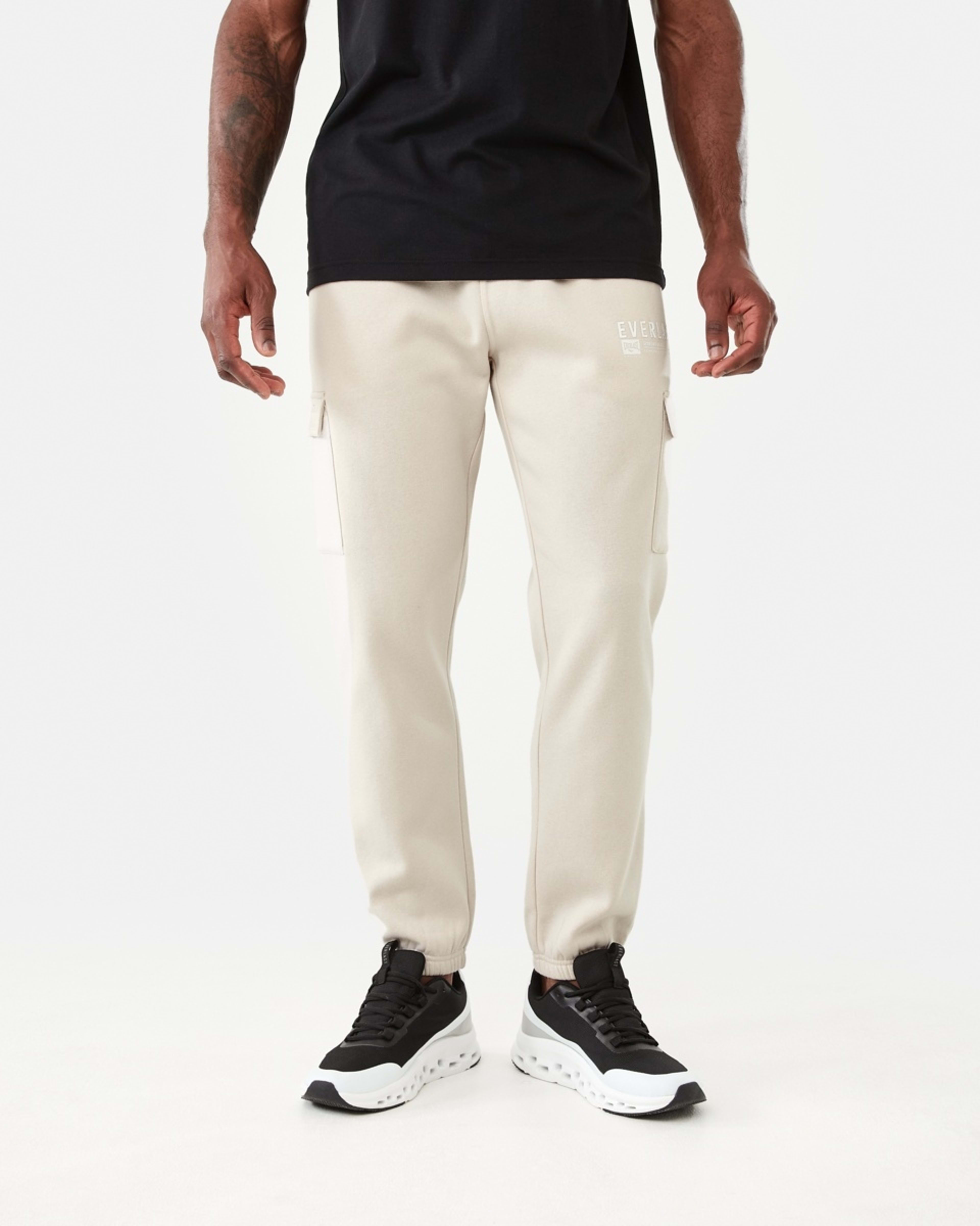 1 Everlast Mens Cargo Trackpants Lightstone, 1 of 8