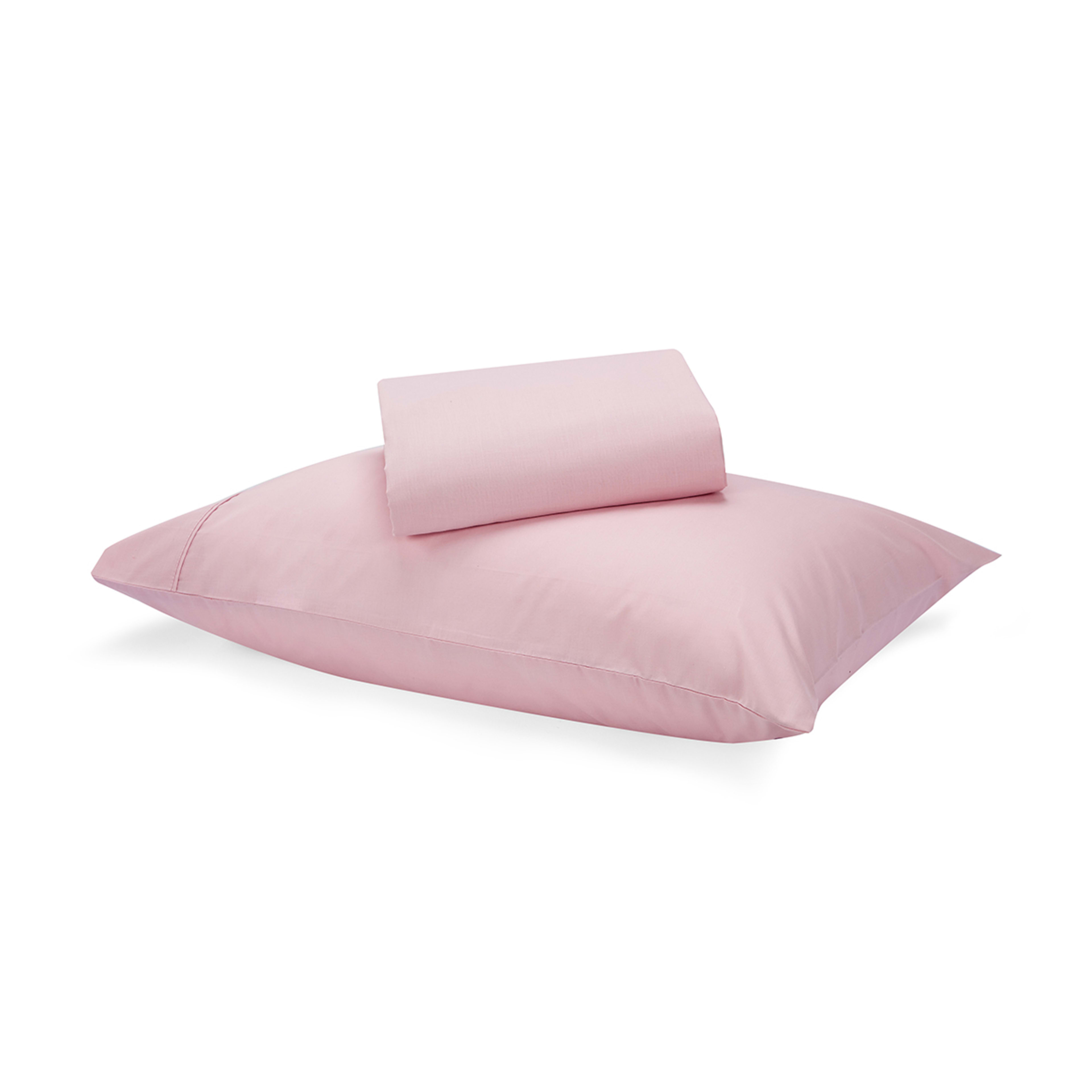 180 Thread Count Sheet Set - Single Bed, Pink
