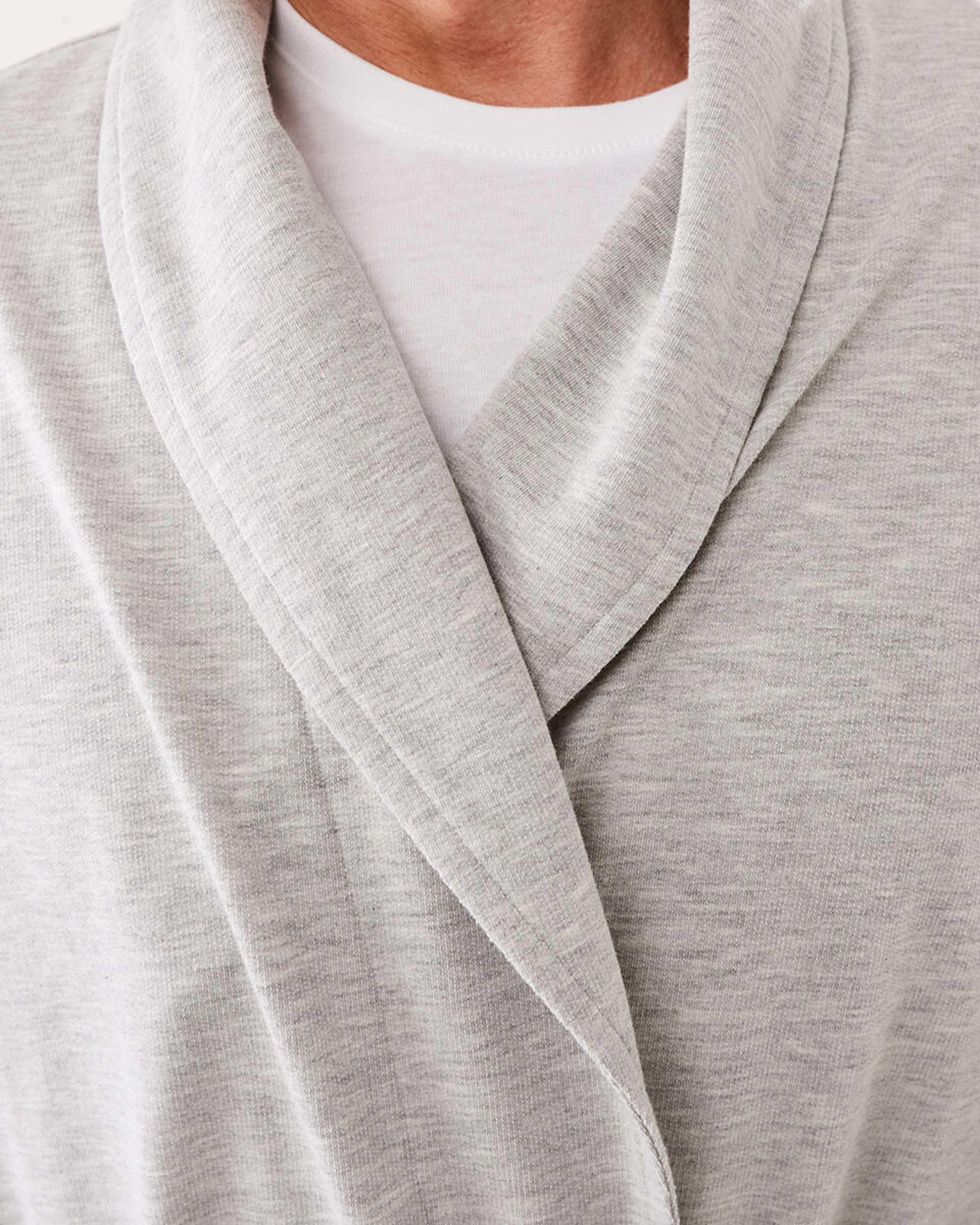 6 Lightweight Dressing Gown Grey Marle, 6 of 8