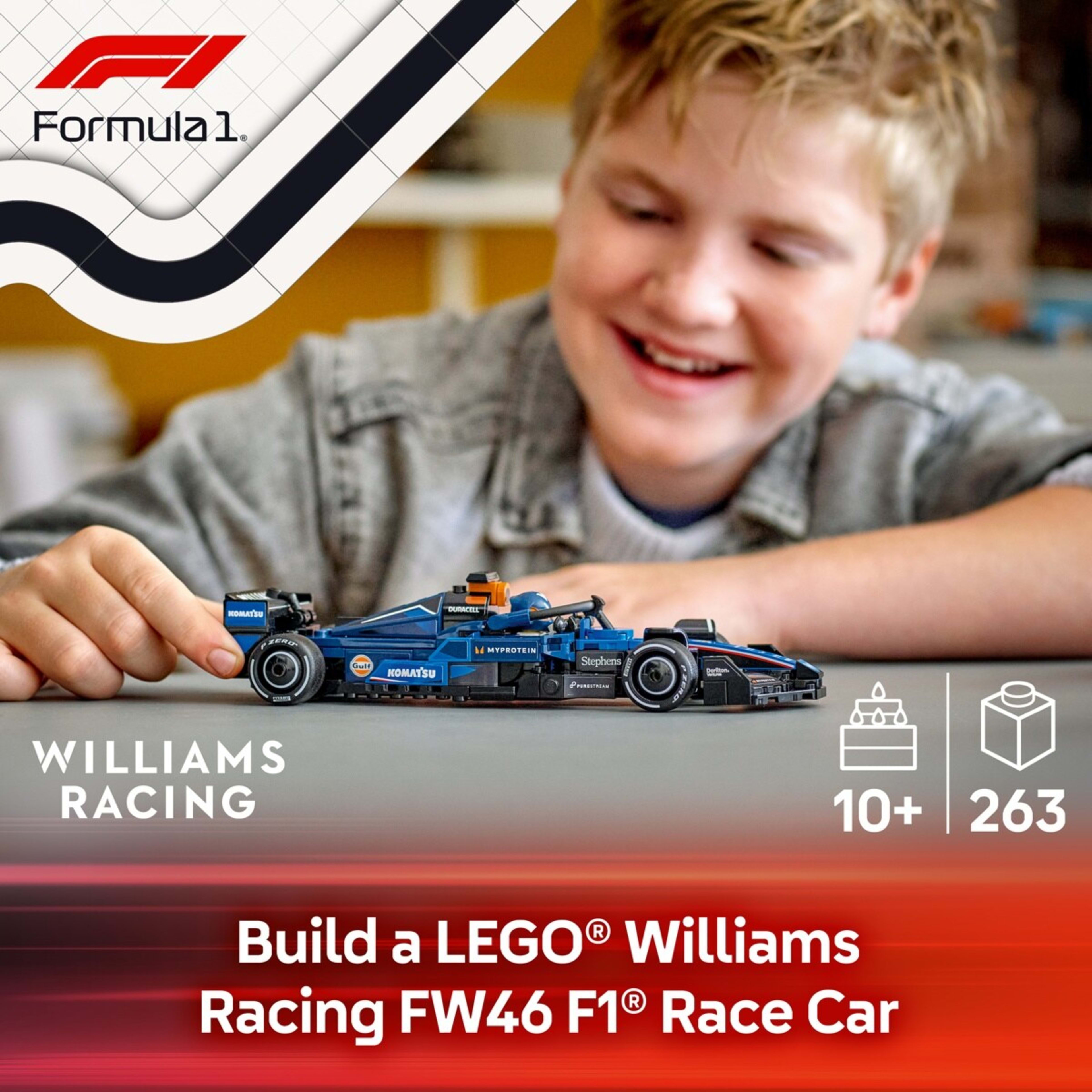 4 LEGO Speed Champions Williams Racing FW46 F1 Race Car 77249, 4 of 11