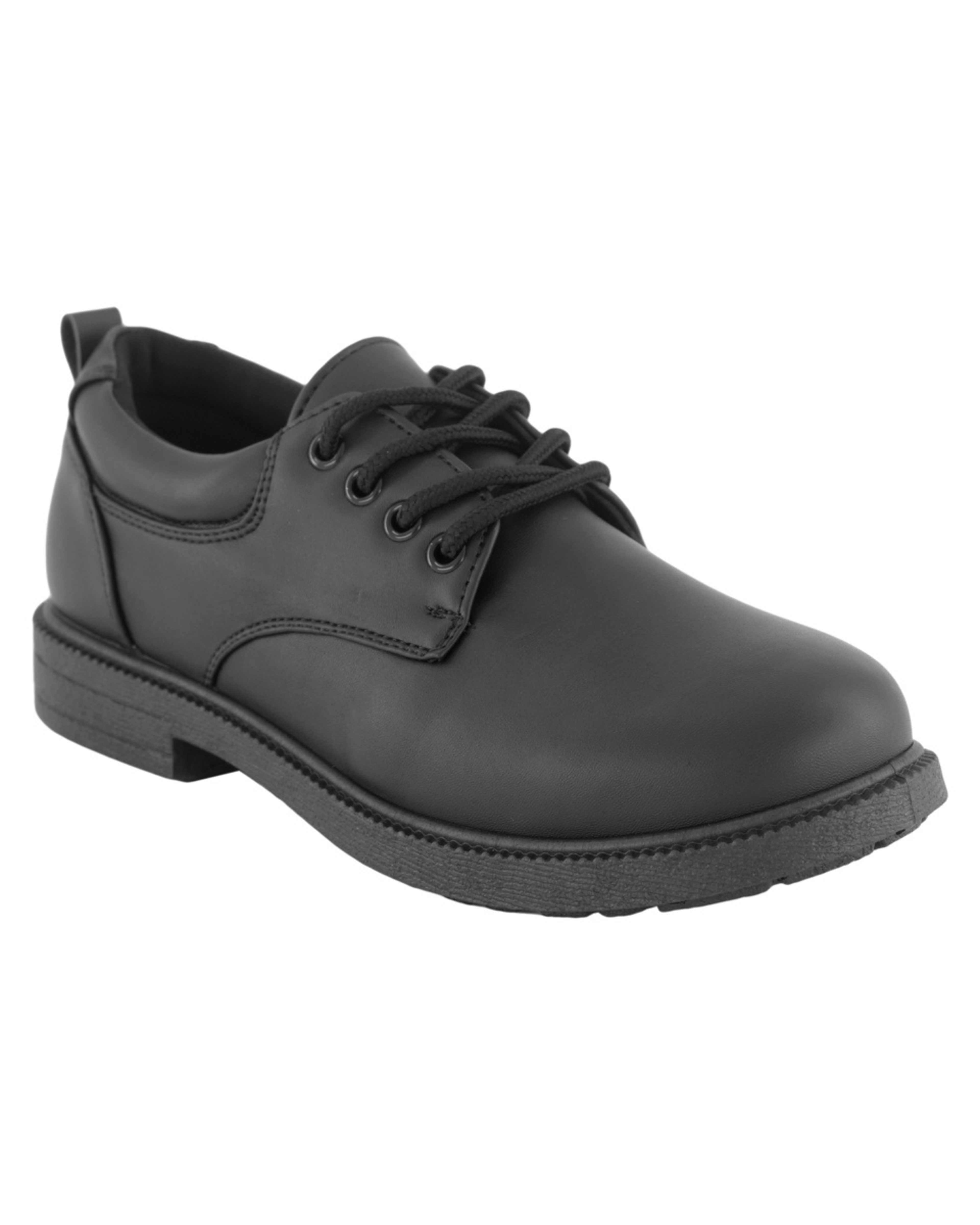 1 Senior Lace-Up School Shoes Black