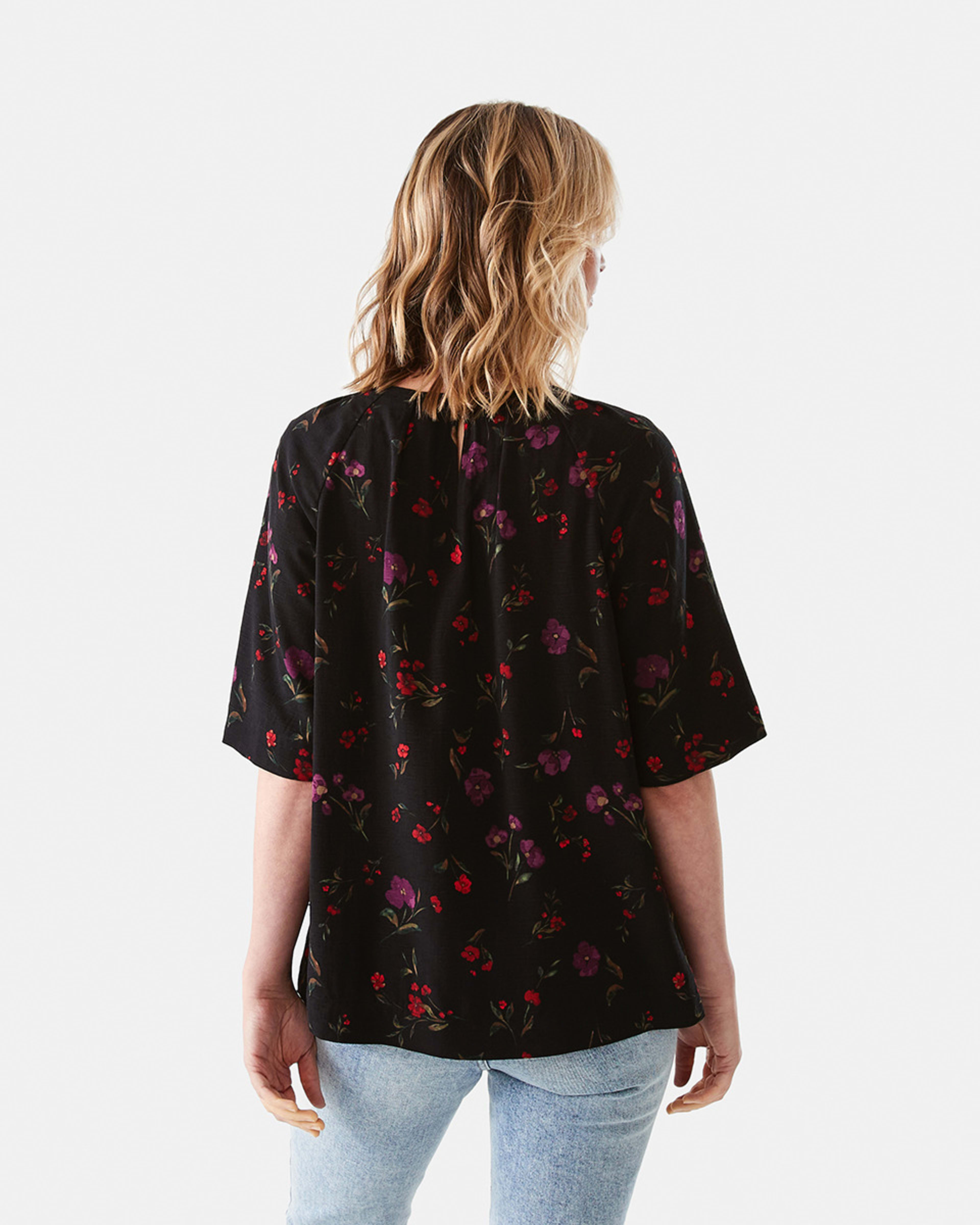 Short Sleeve Tuck Top Kmart