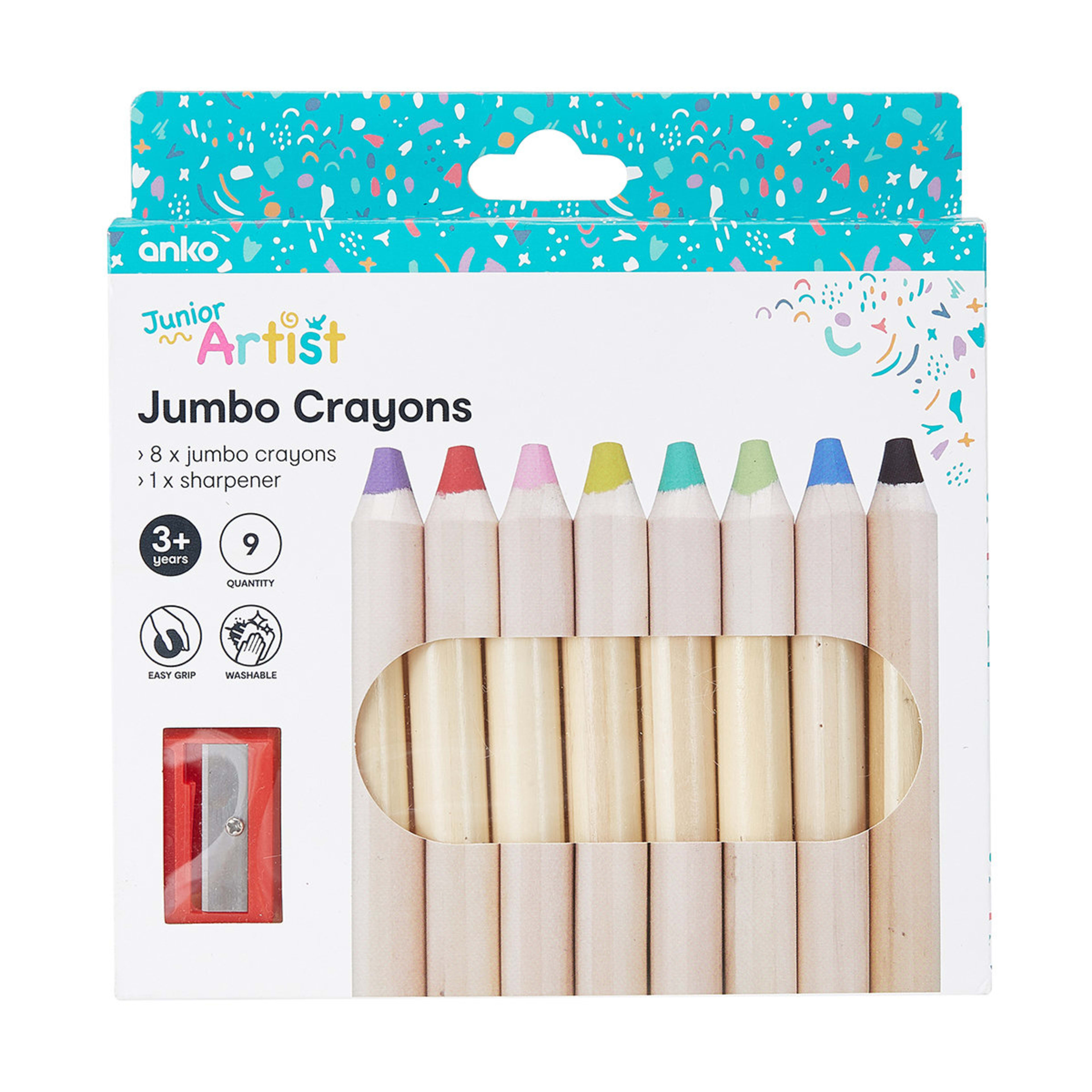 Junior Artist Jumbo Crayons Kmart